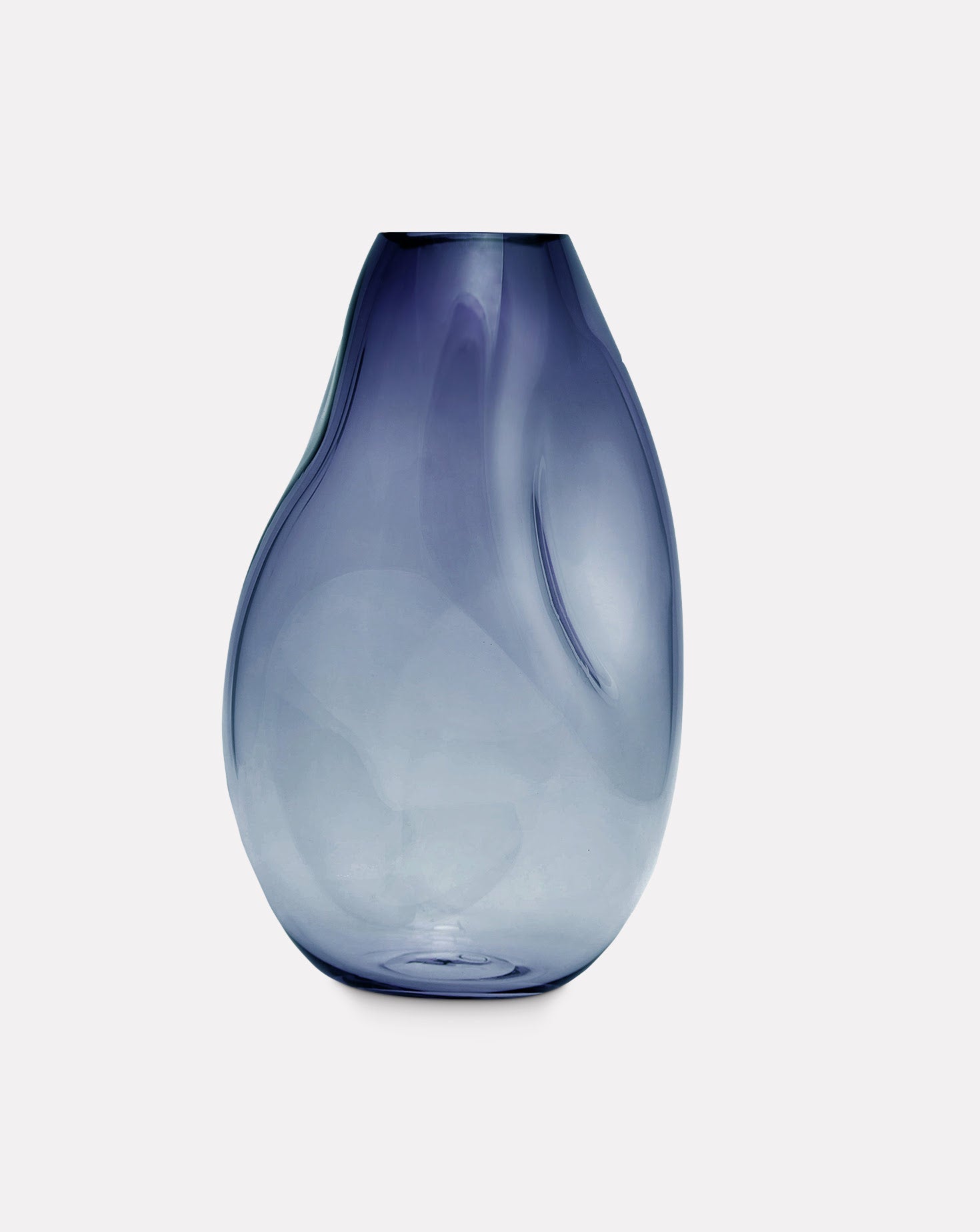 Supernova IV Steel Blue Vase