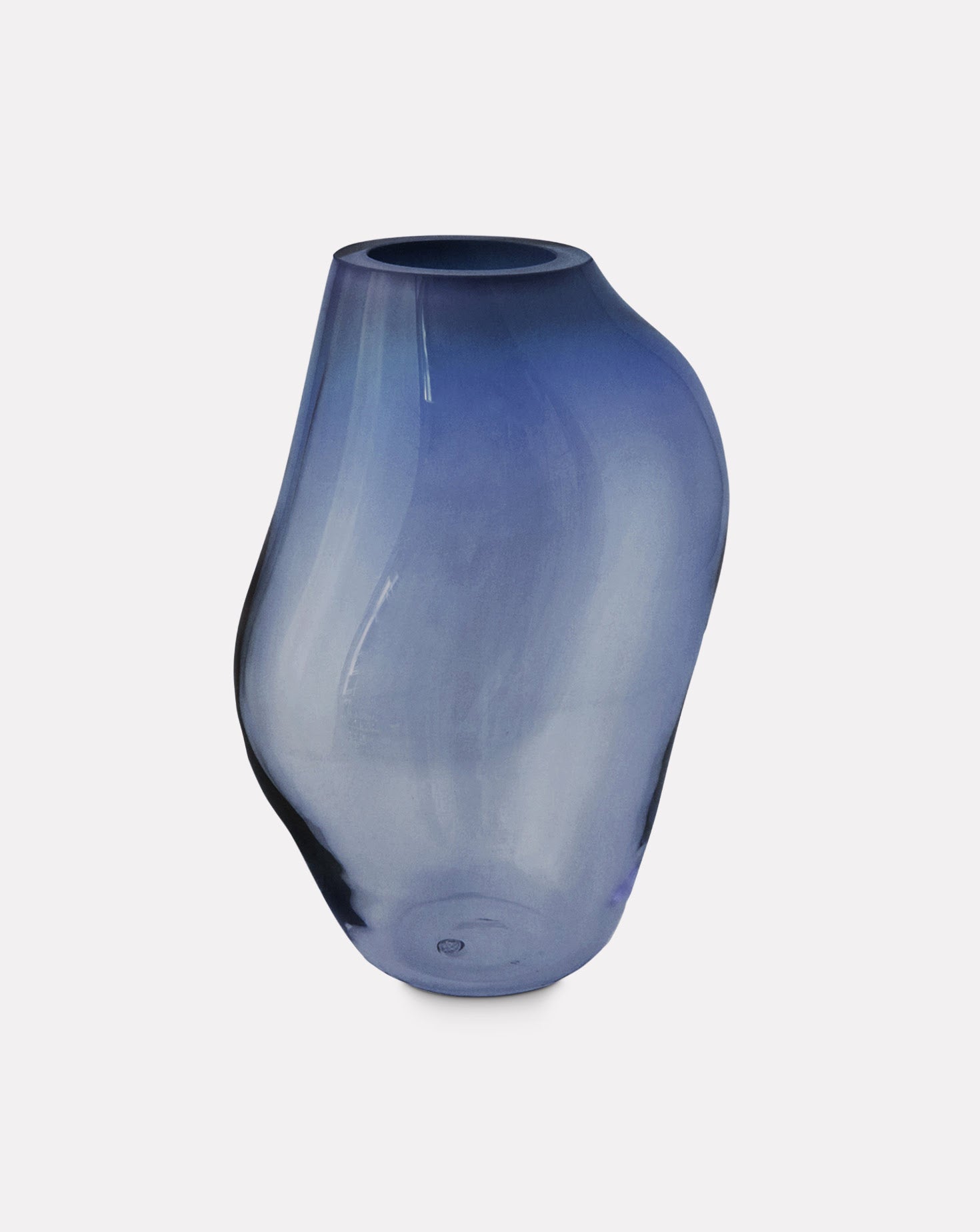 Supernova IV Steel Blue Vase
