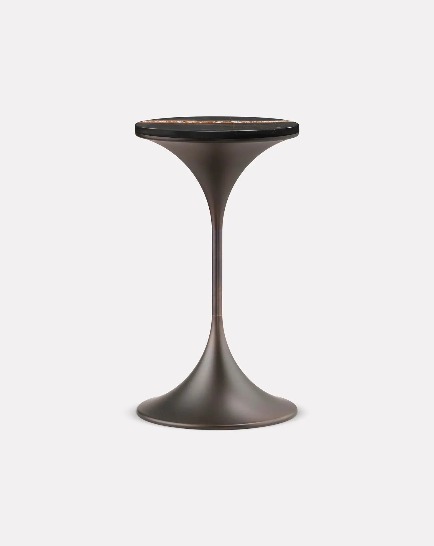 Paolo Rizzatto Dapertutto Black and Brown Table Ghidini 1961