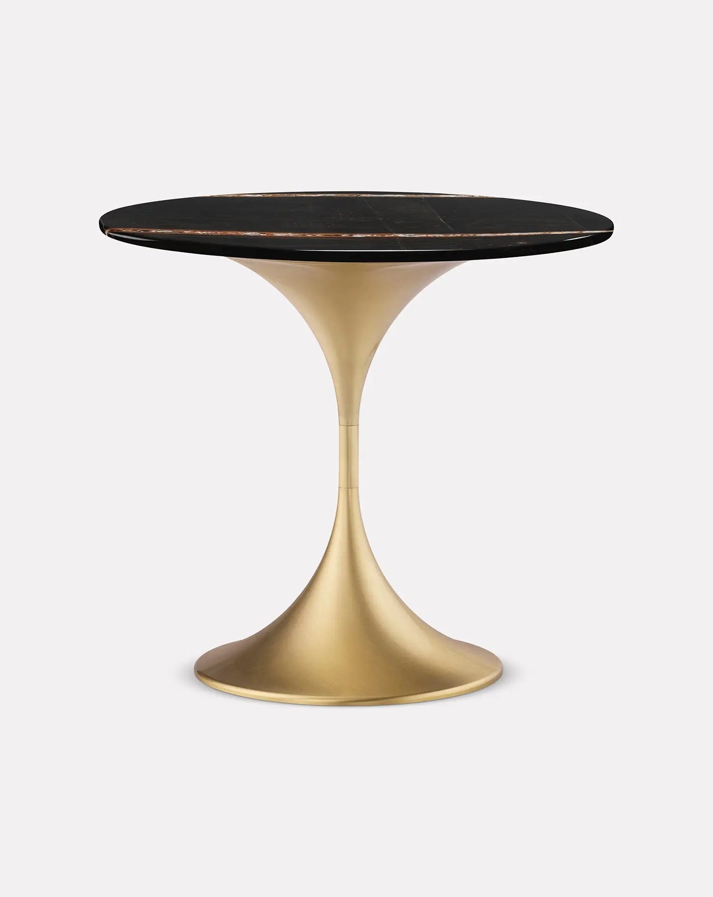 Paolo Rizzatto Dapertutto Black and Gold Table Ghidini 1961