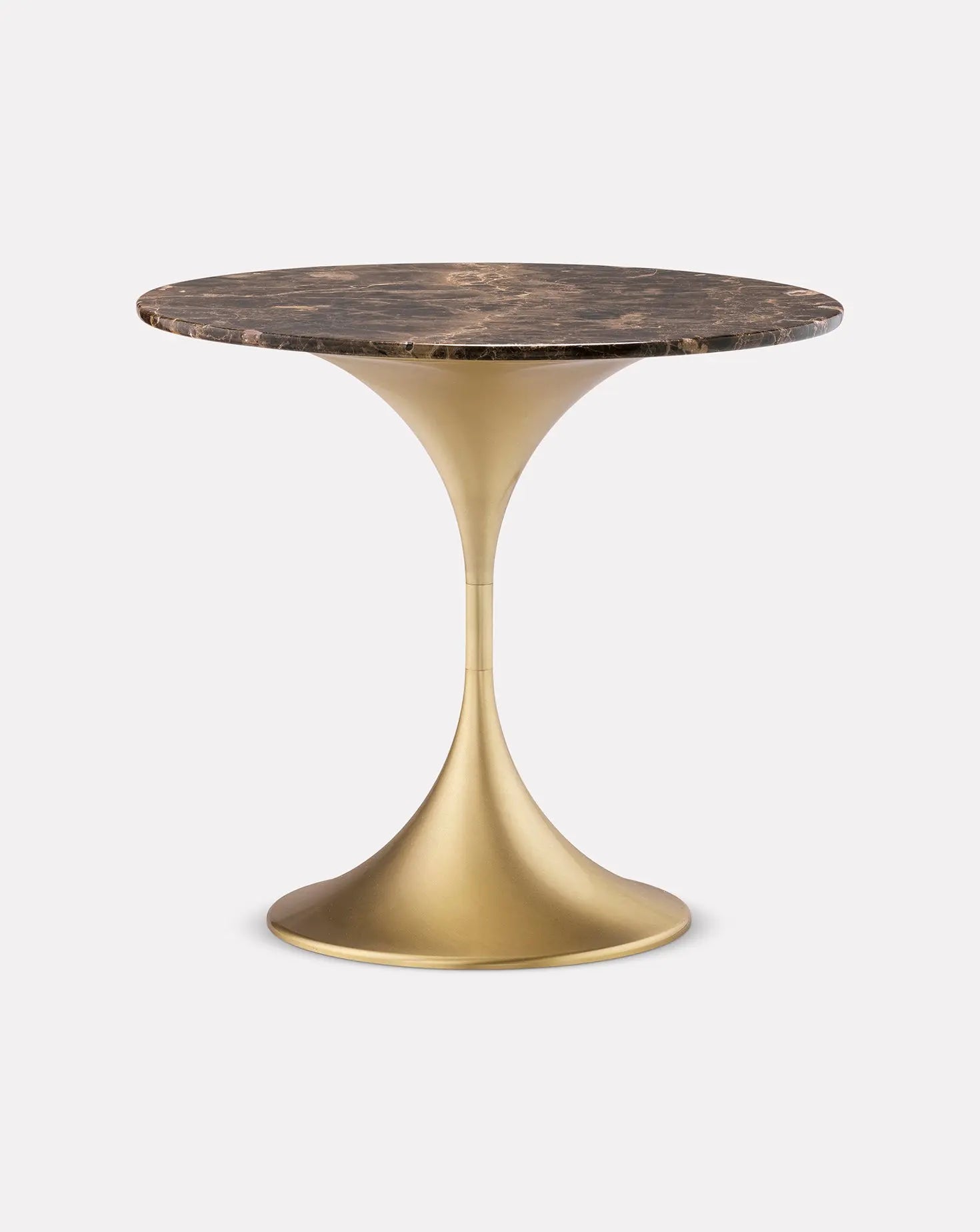 Paolo Rizzatto Dapertutto Brown and Gold Table Ghidini 1961