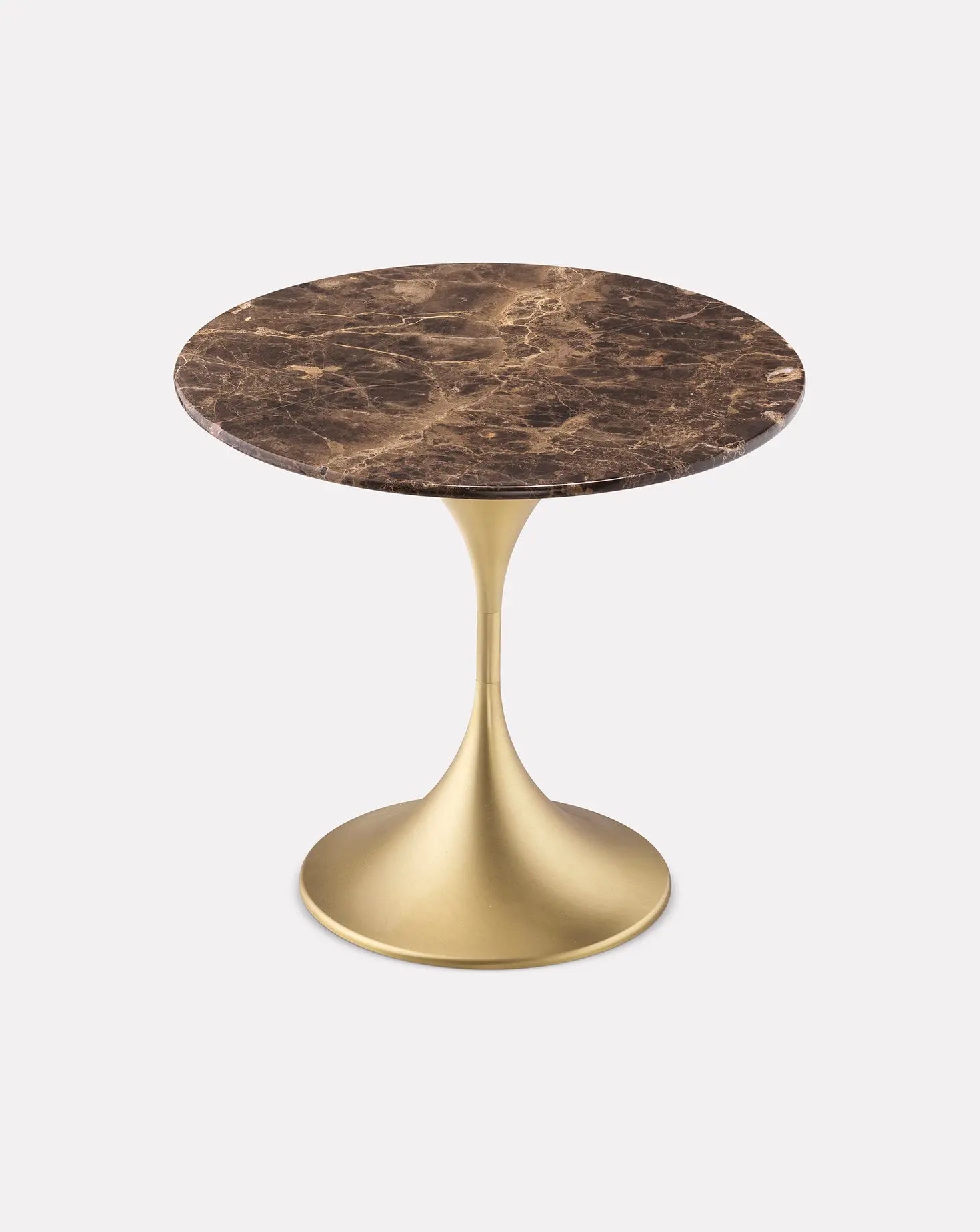 Paolo Rizzatto Dapertutto Brown and Gold Table Ghidini 1961