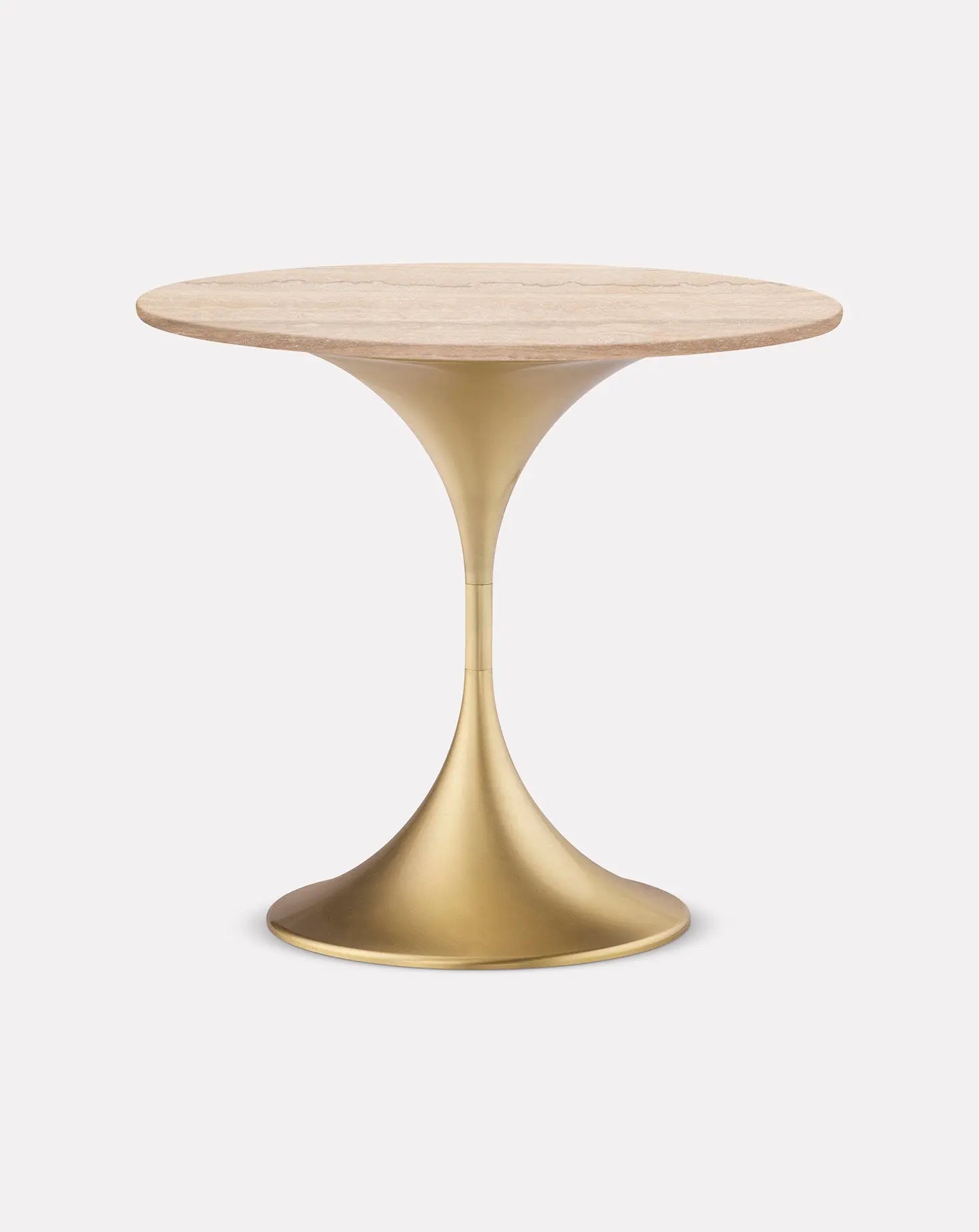 Paolo Rizzatto Dapertutto Light Bown & Gold Table Ghidini 1961