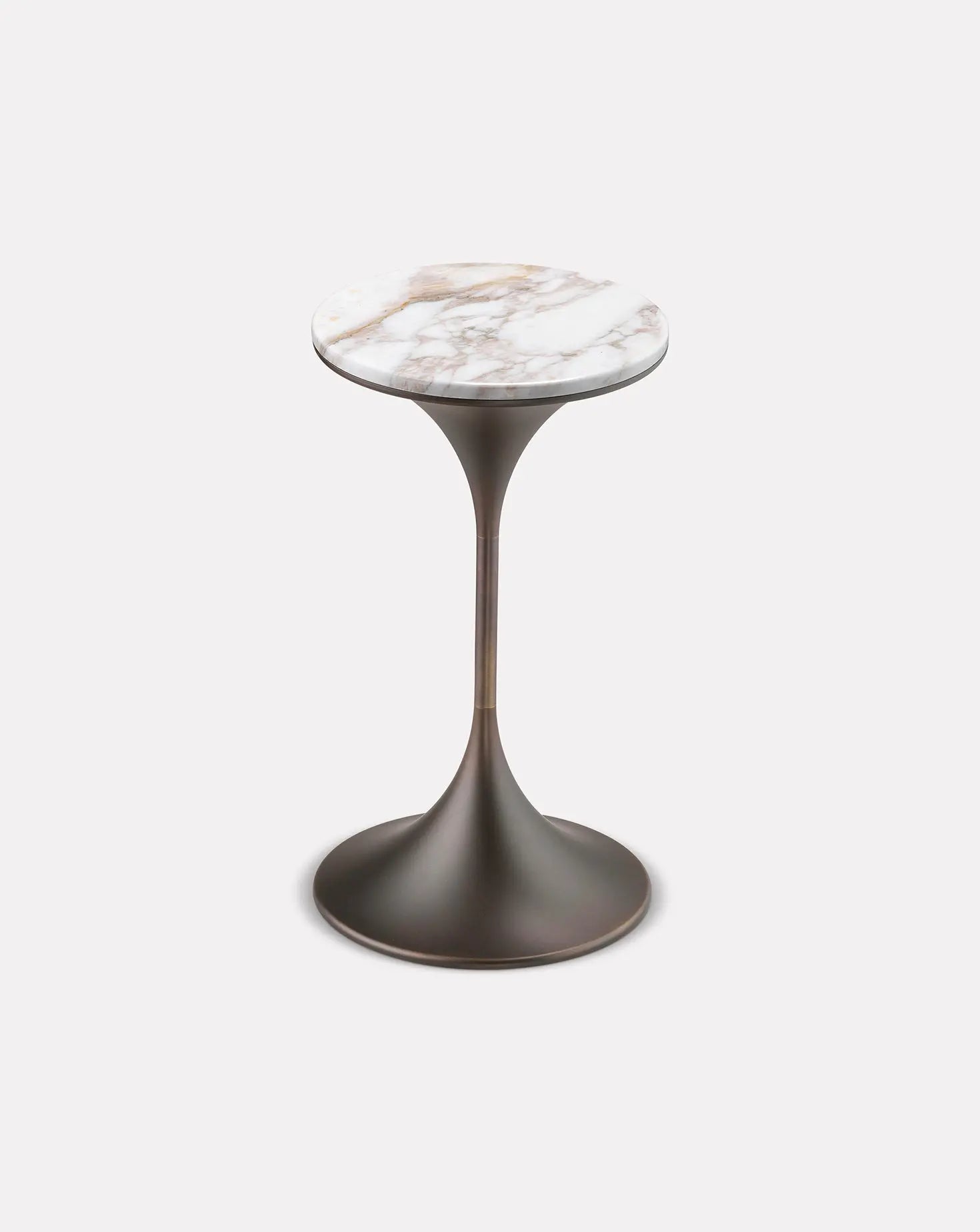 Paolo Rizzatto Dapertutto White and Brown Table Ghidini 1961