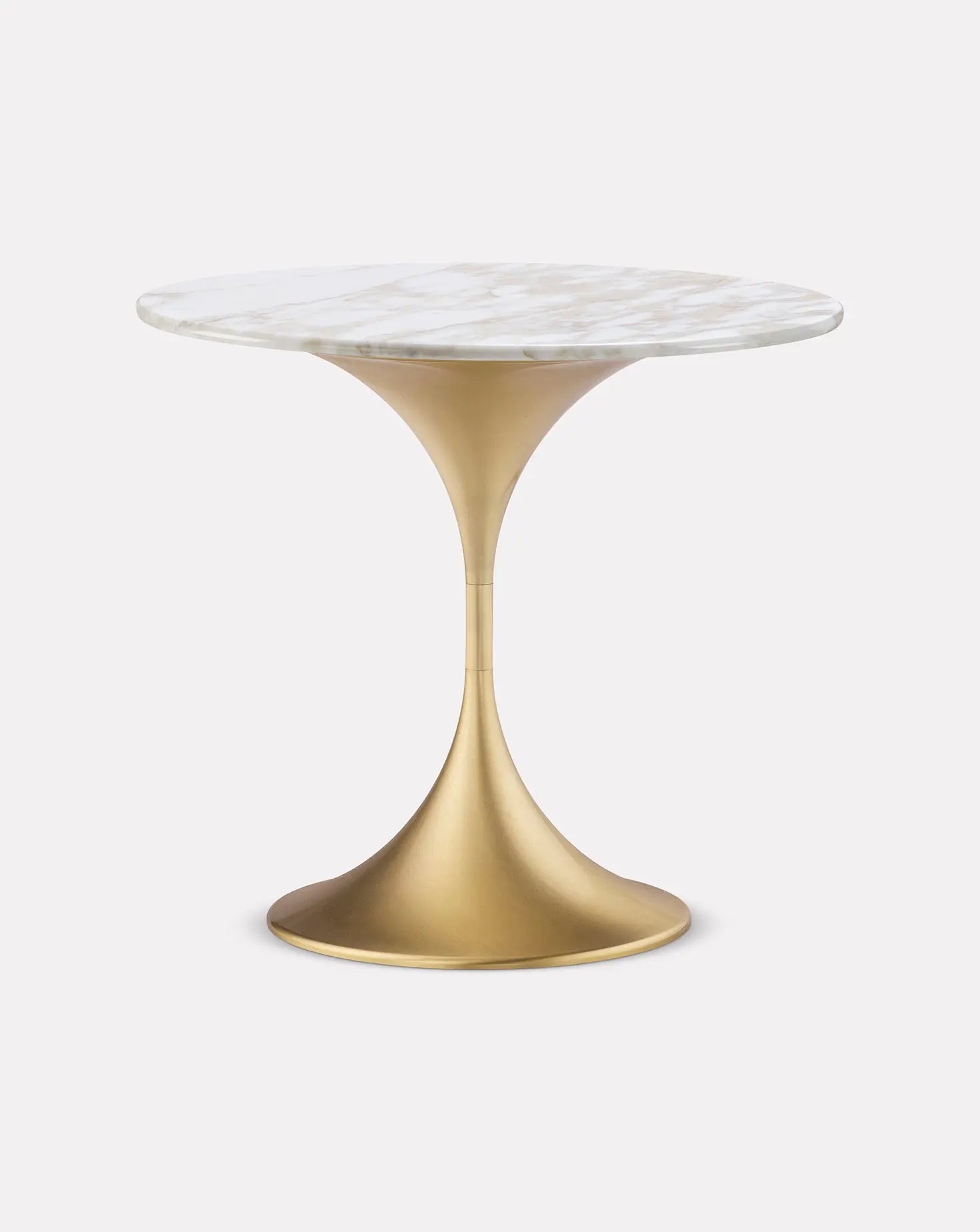 Paolo Rizzatto Dapertutto White and Gold Table Ghidini 1961