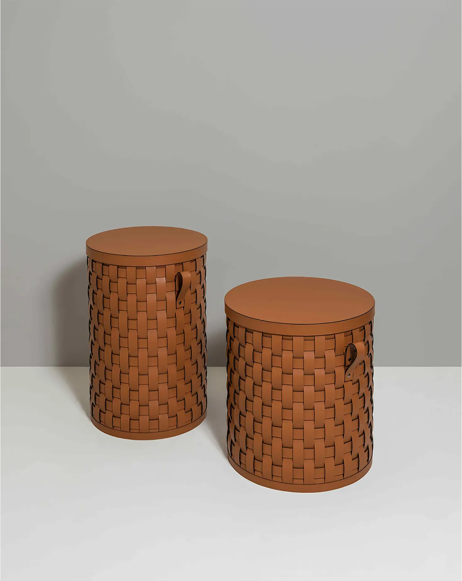 Demetra Tall Round Basket Pinetti