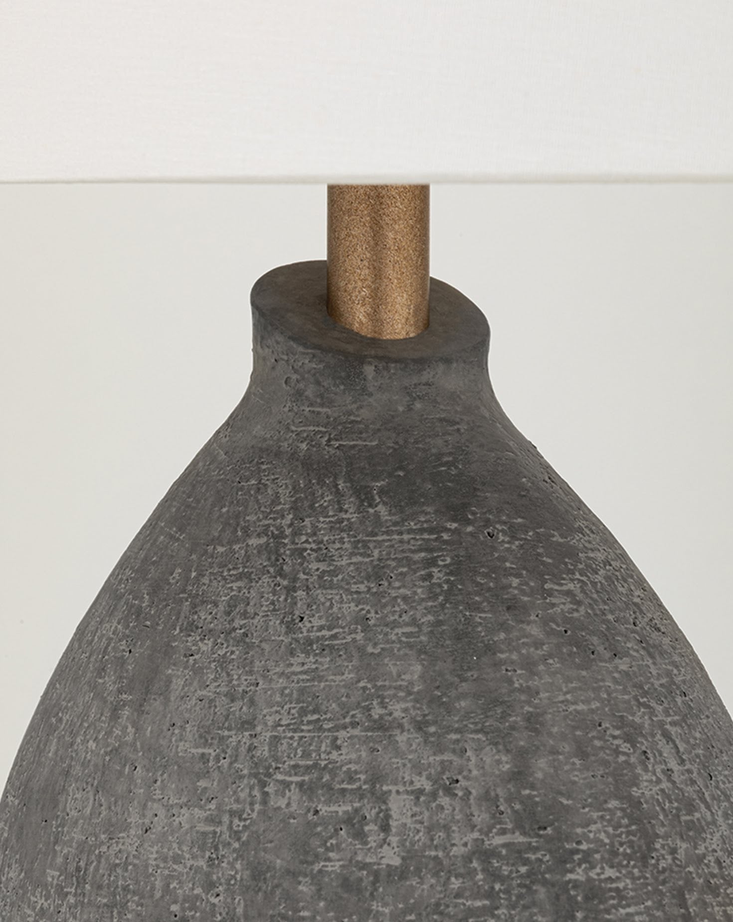 Denali Ceramic and Gold Leaf Table Lamp