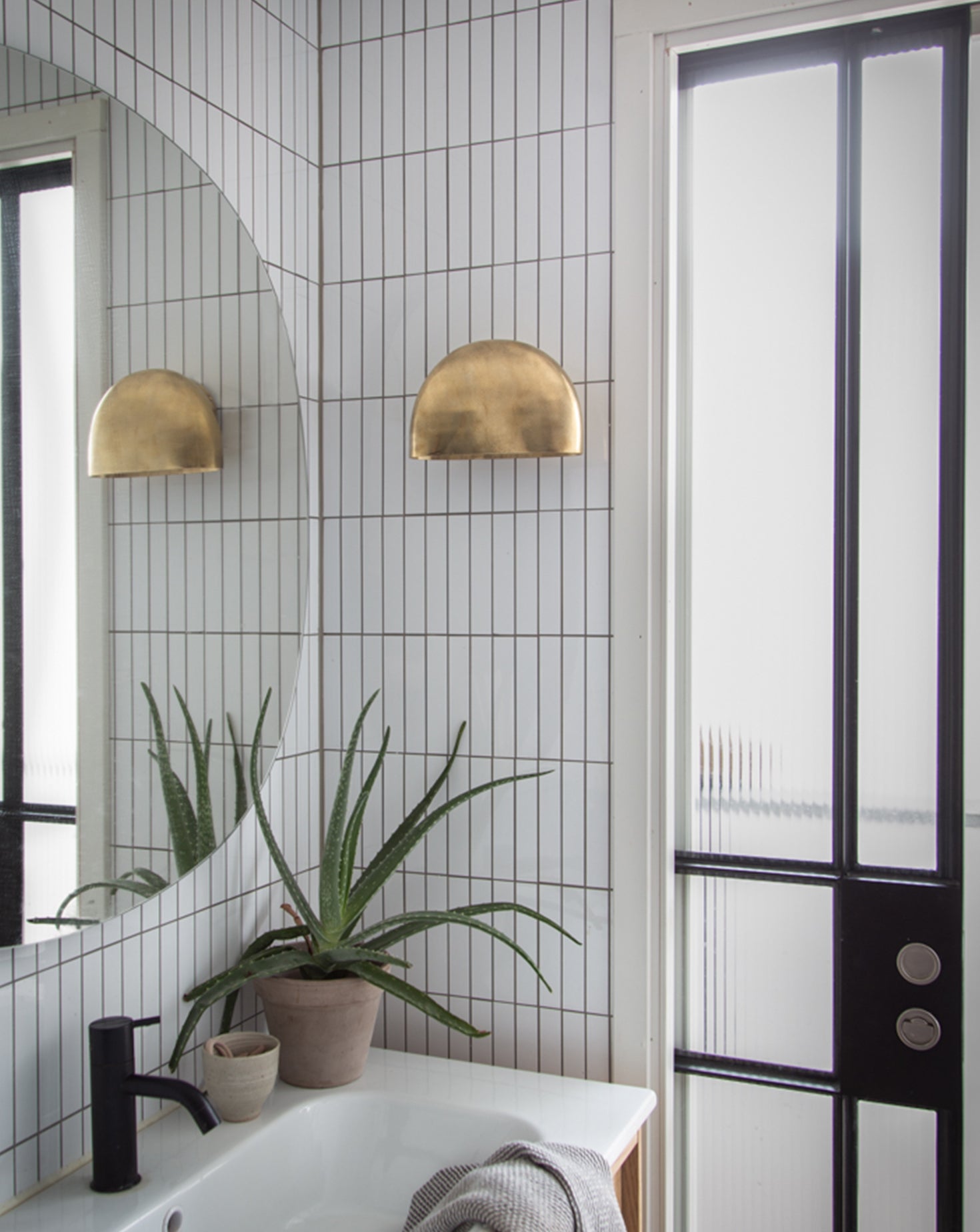 Diggs Aged Brass Wall Sconce