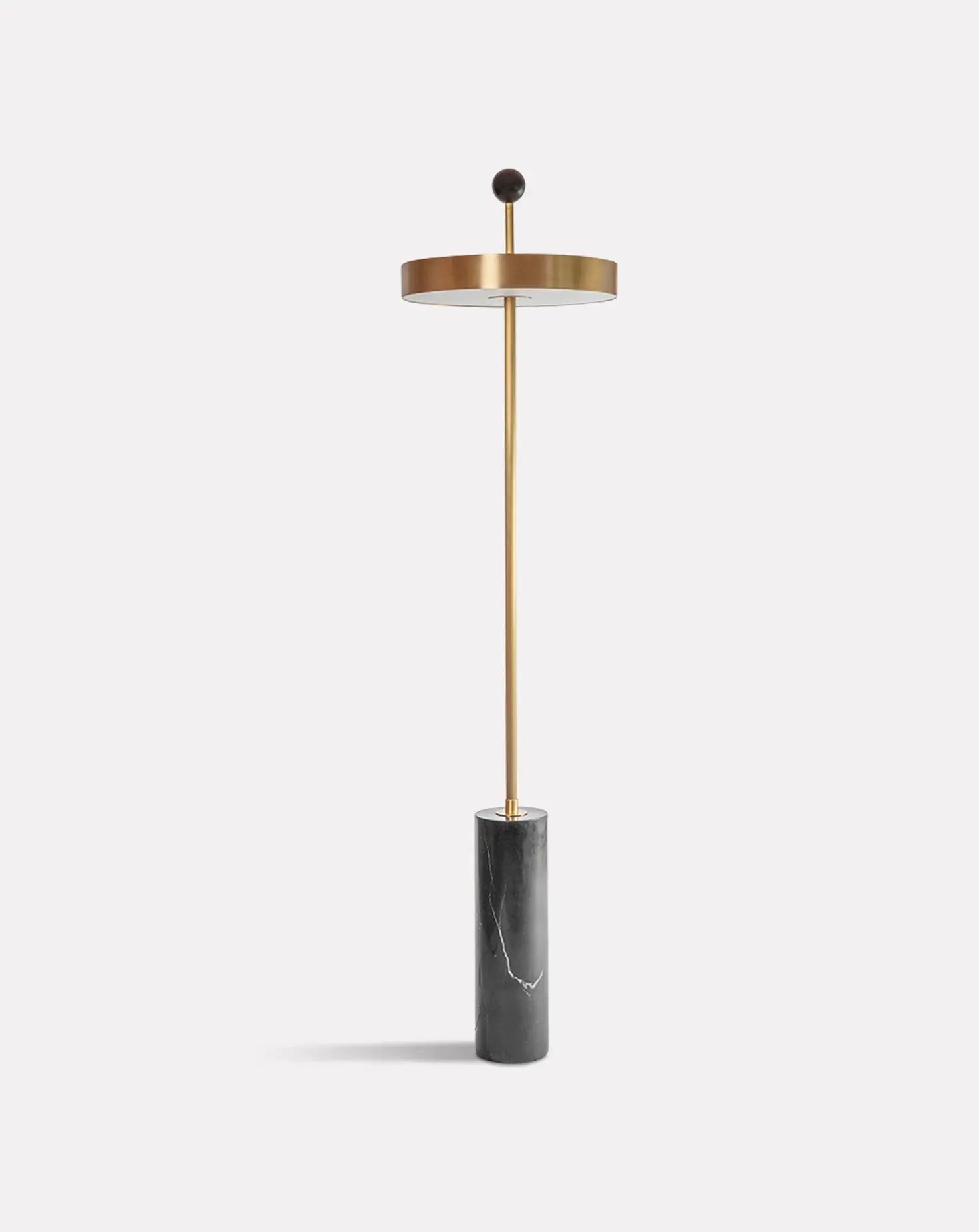 Disc and Ball Floor Lamp Square In Circle