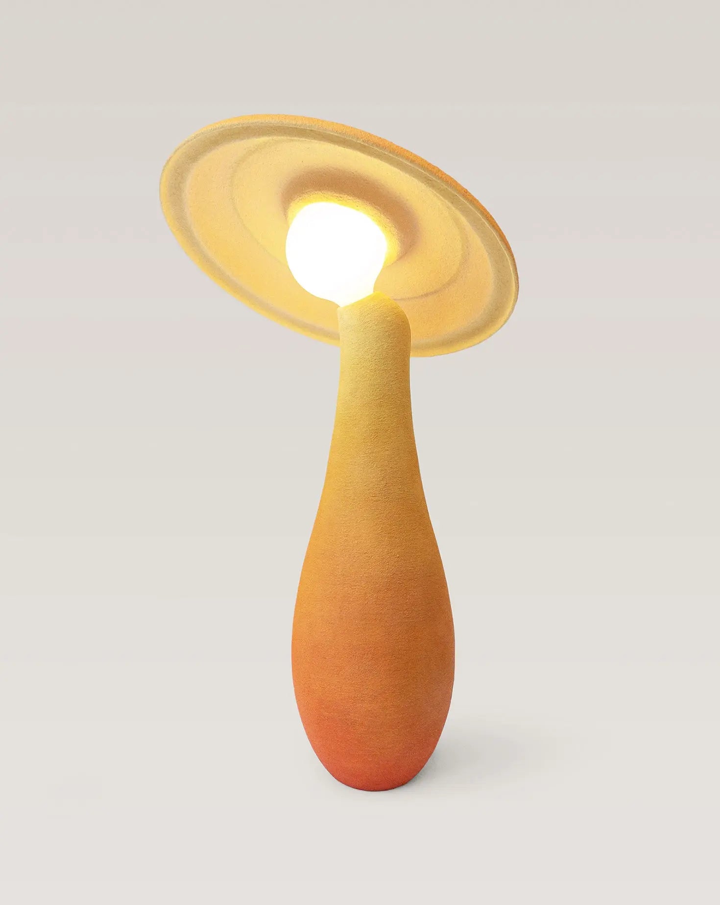 Diva Orange Dimmable Floor Lamp Nicola Cecutti