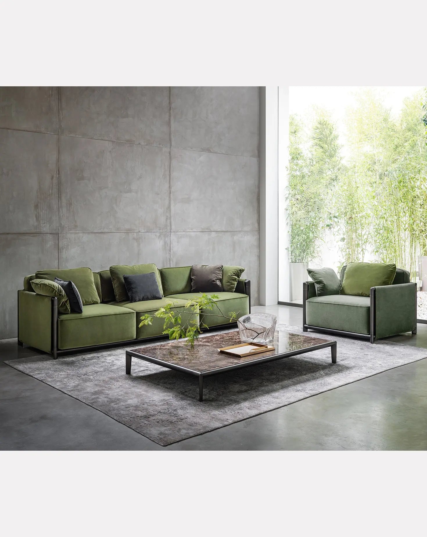 Stefano Giovannoni Dodo Green Sofa Ghidini 1961