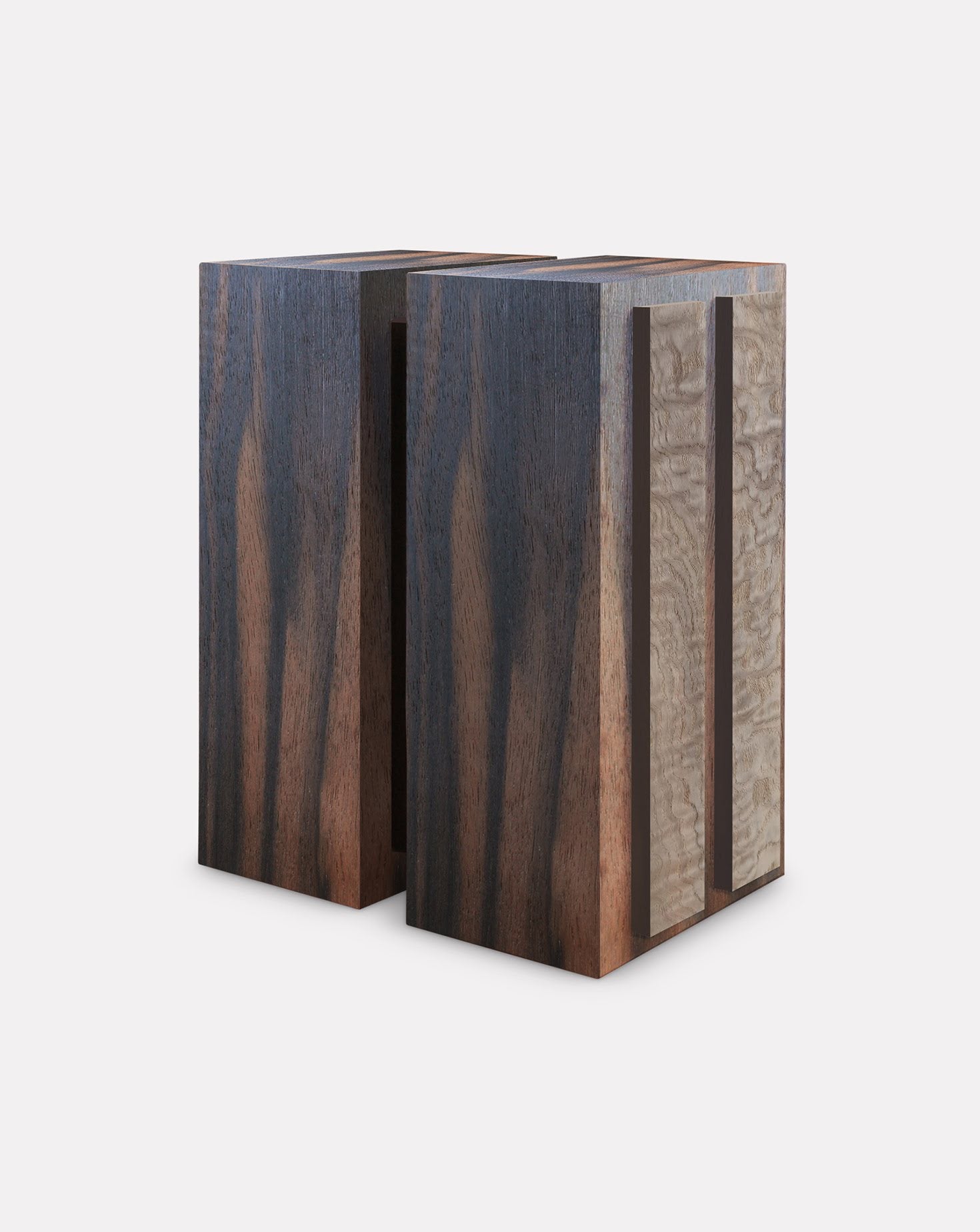 Double 02 Stripe Series Solid One Side Table