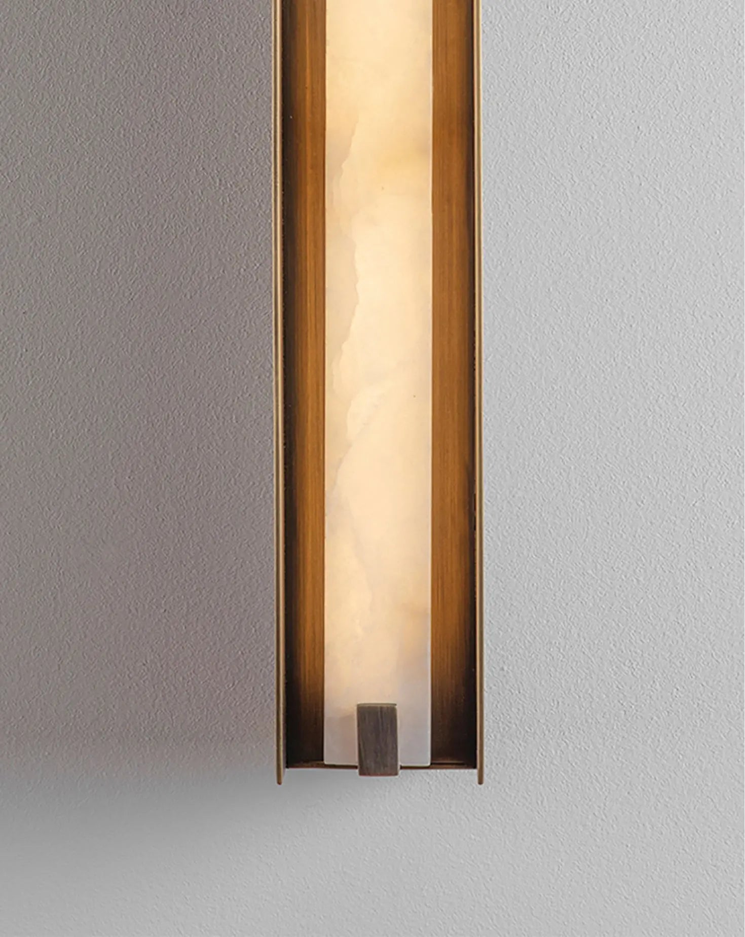 Double Line Wall Light Square In Circle