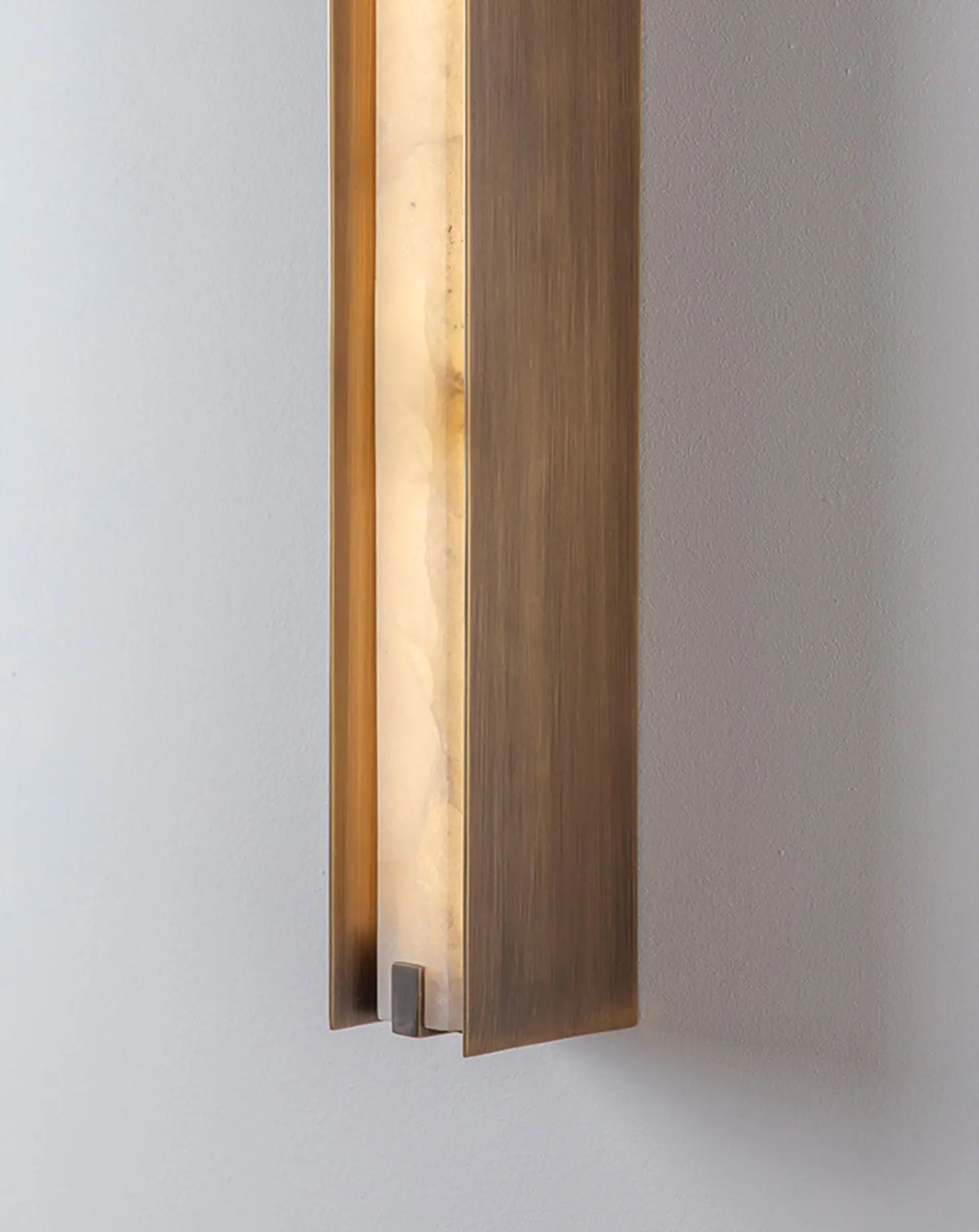 Double Line Wall Light Square In Circle