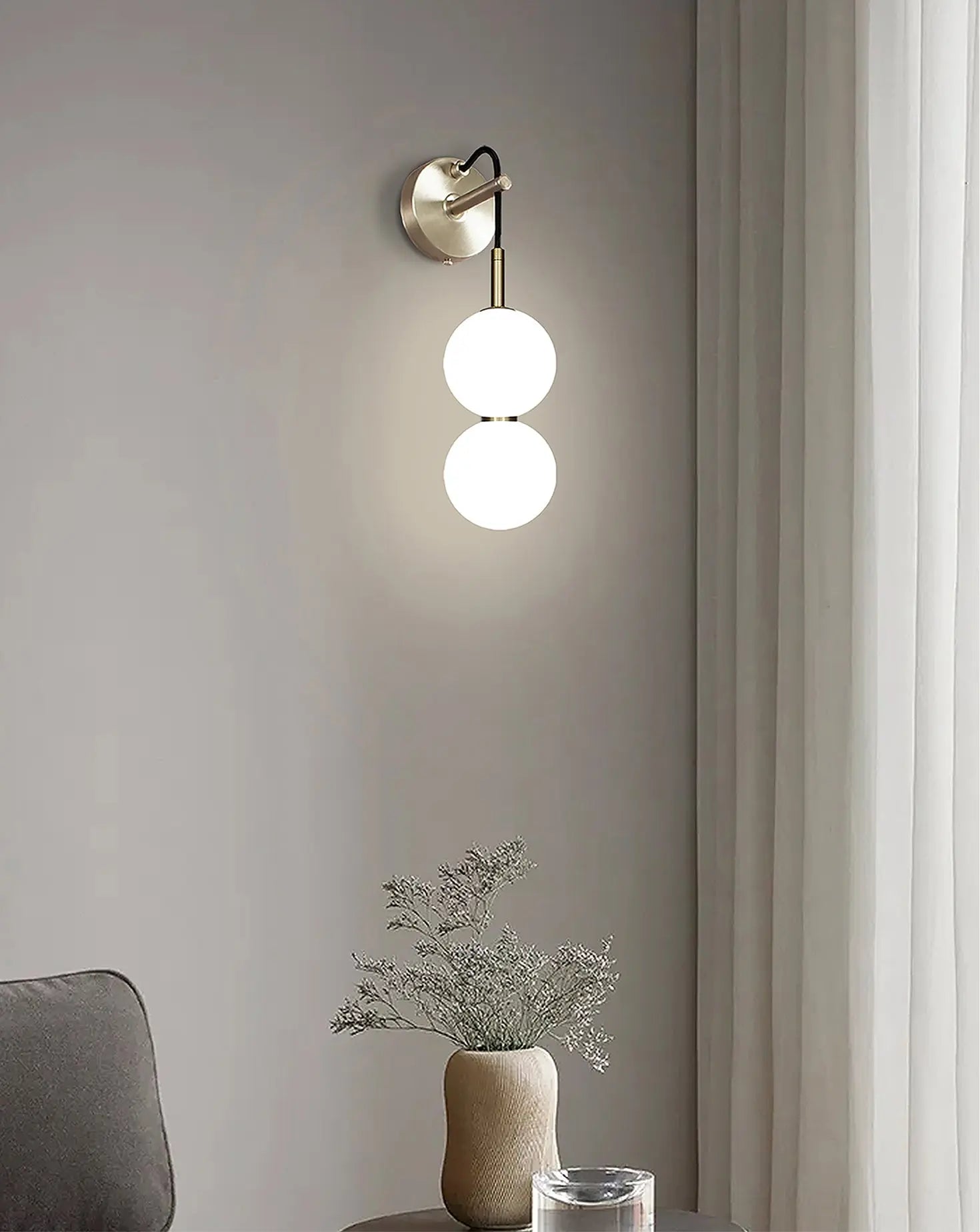 Echo 2 Ball Wall Light Marc Wood