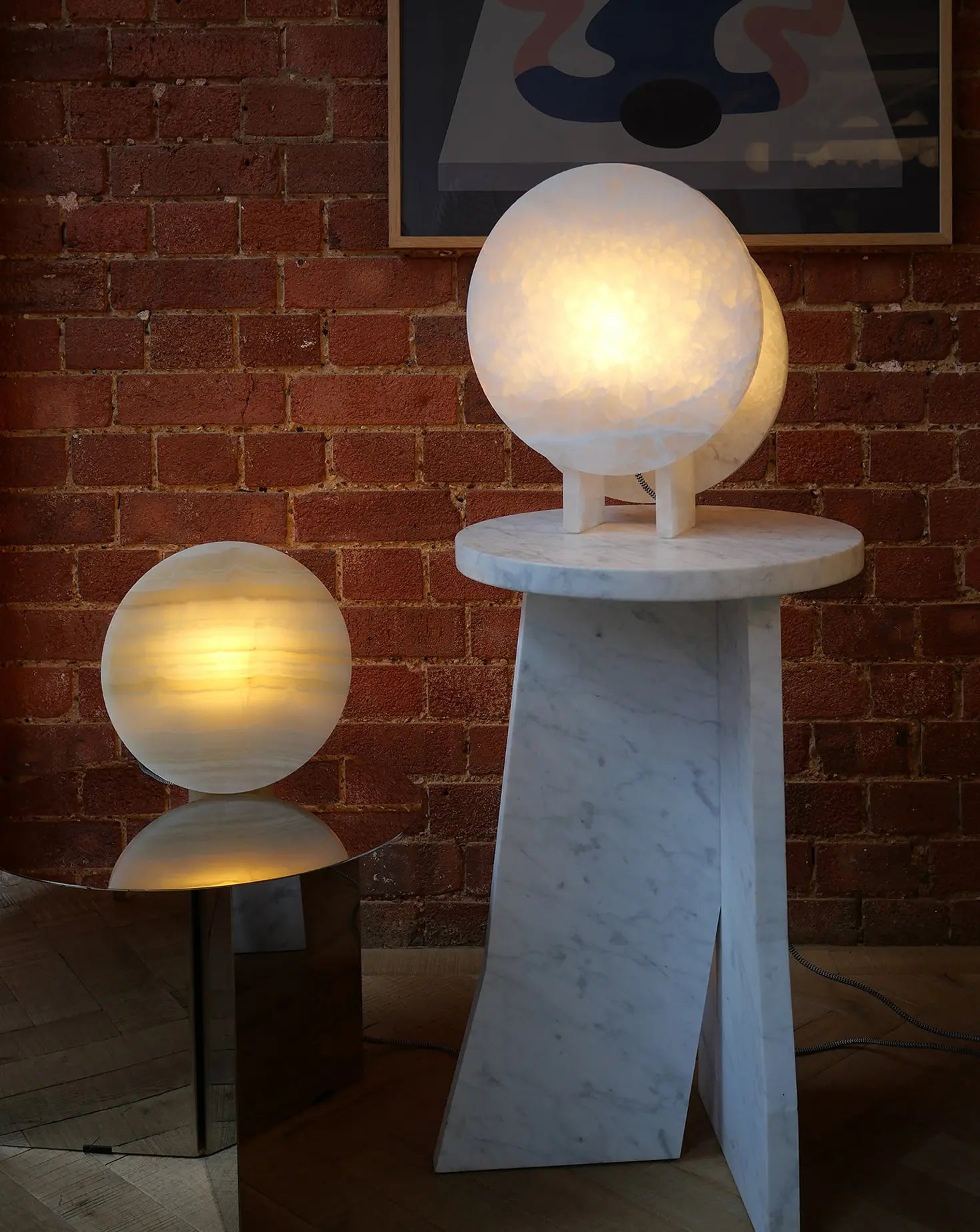 Eclipse Marble Table Lamp Studio Lux