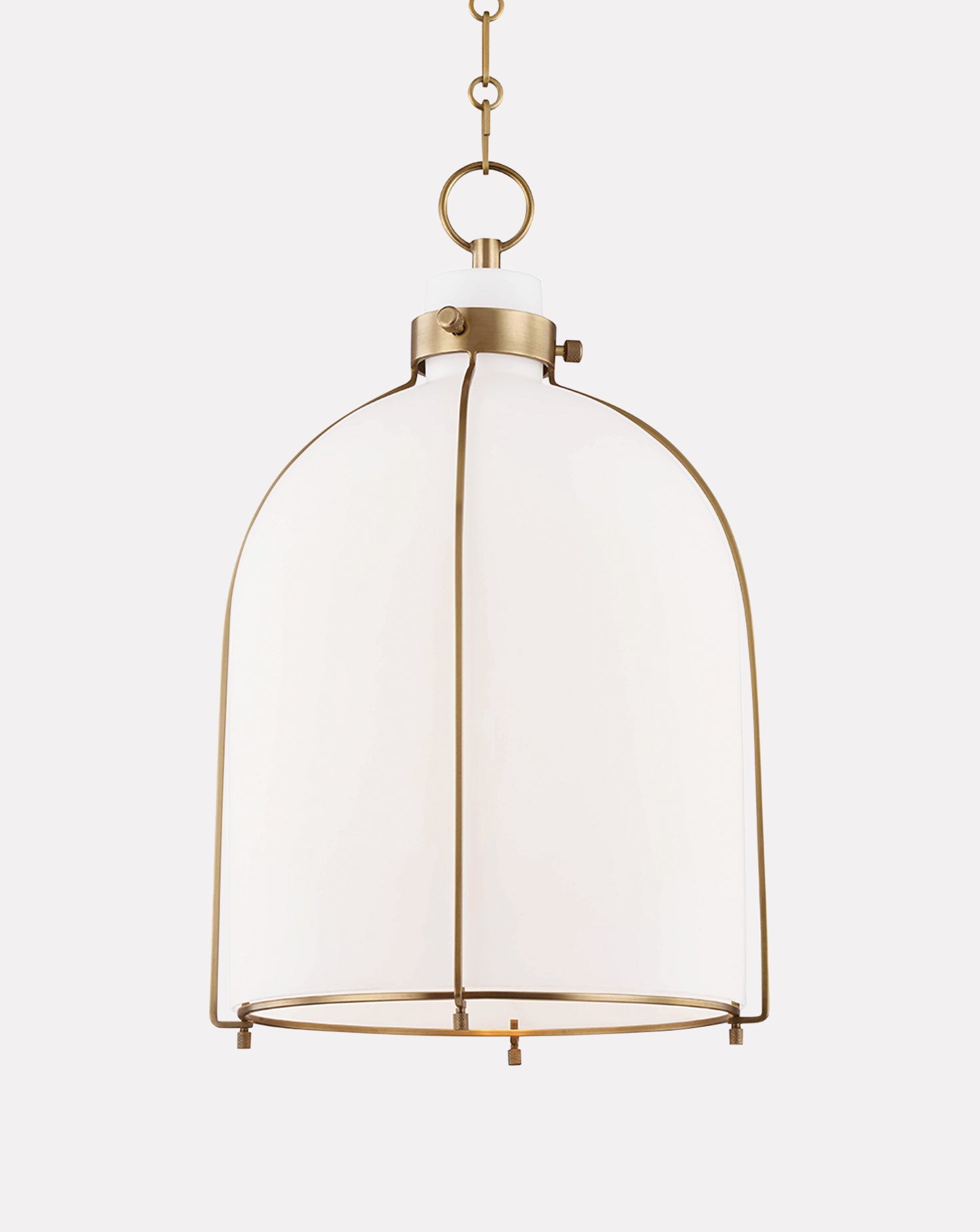 Eldridge Dome Brass Pendant