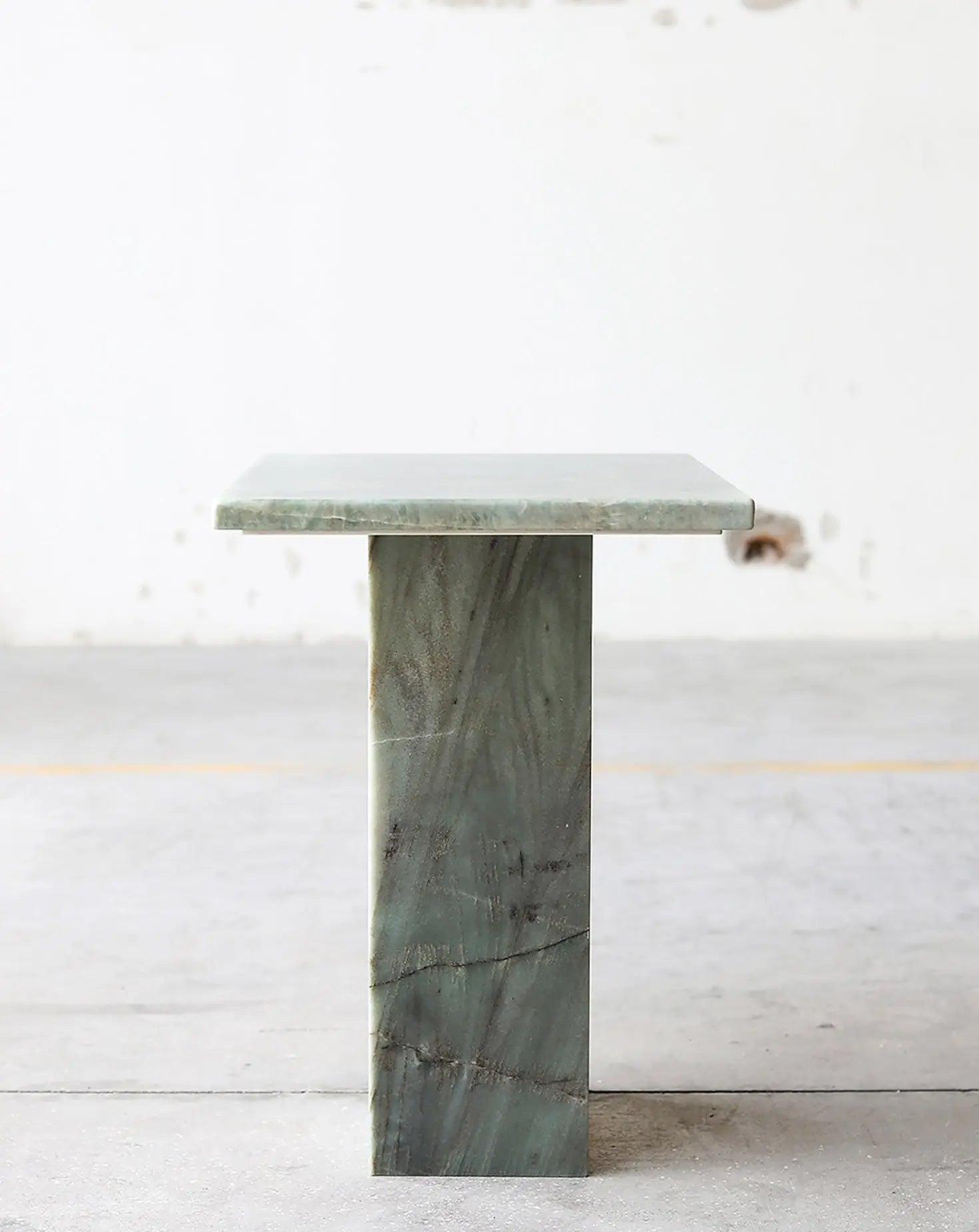 Emerald Quartzite Sculptural Side Table Stone Stackers