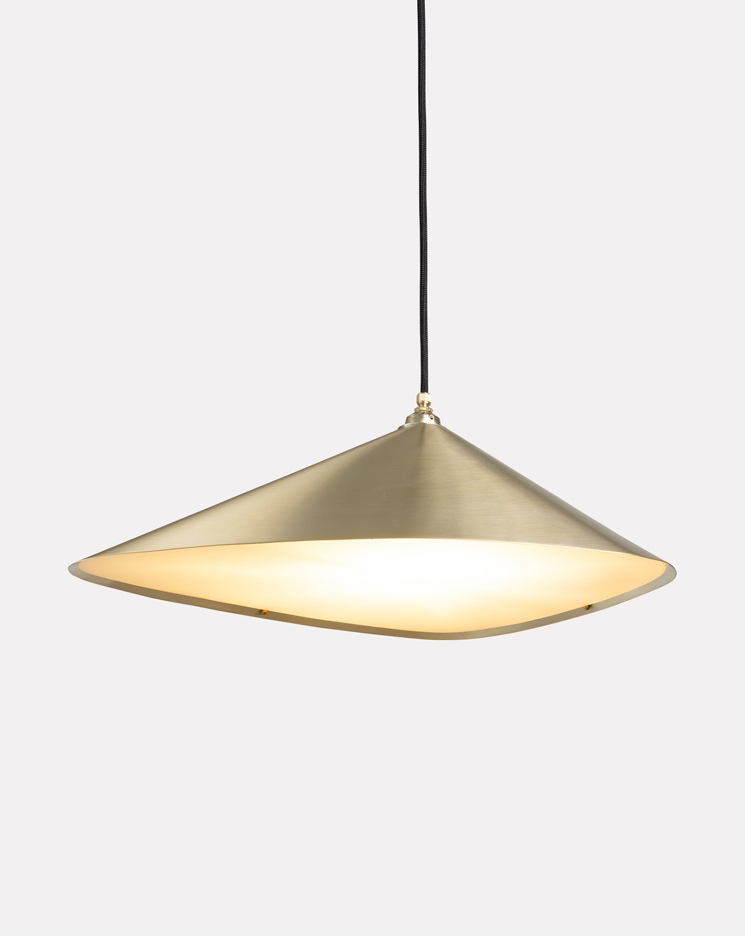 Emily I Brass Pendant