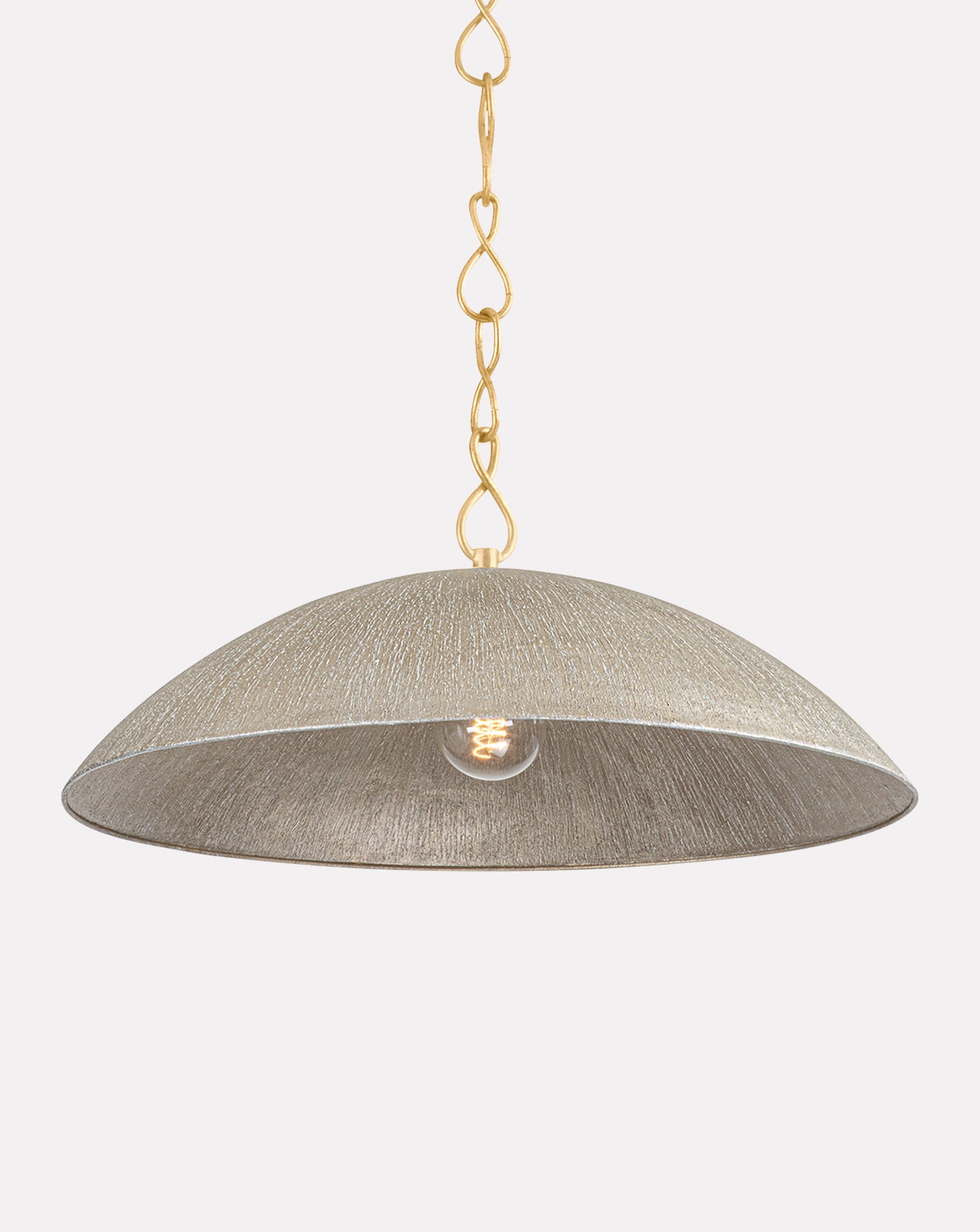 Eve Gold Leaf and Silver Pendant