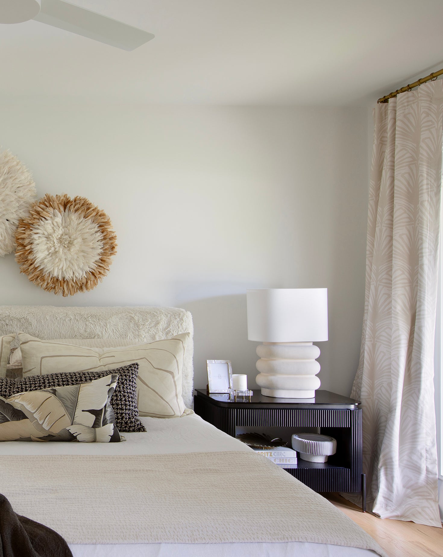 Ewing Ceramic and Linen Table Lamp
