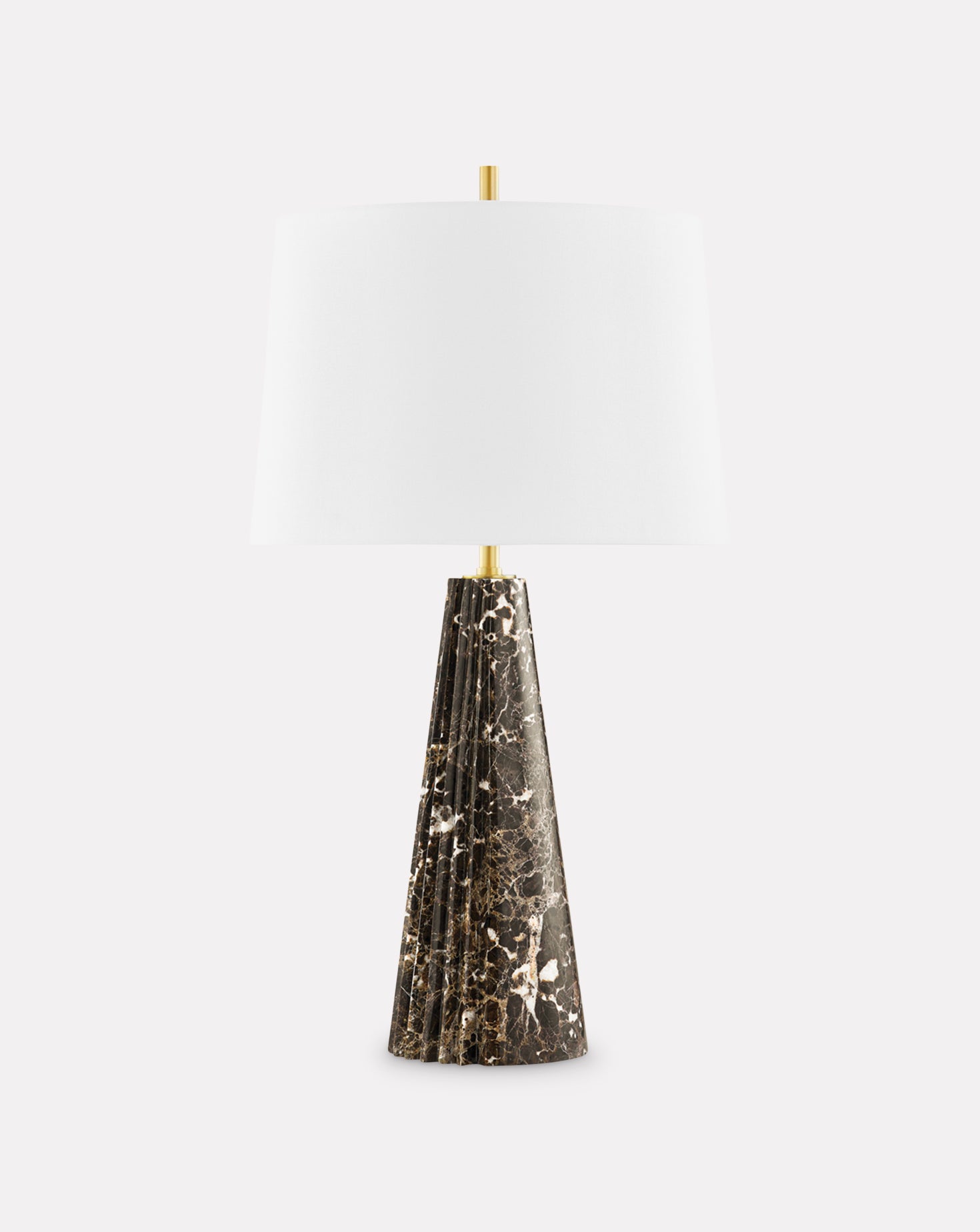 Fanny Brass and Ceramic Table Lamp