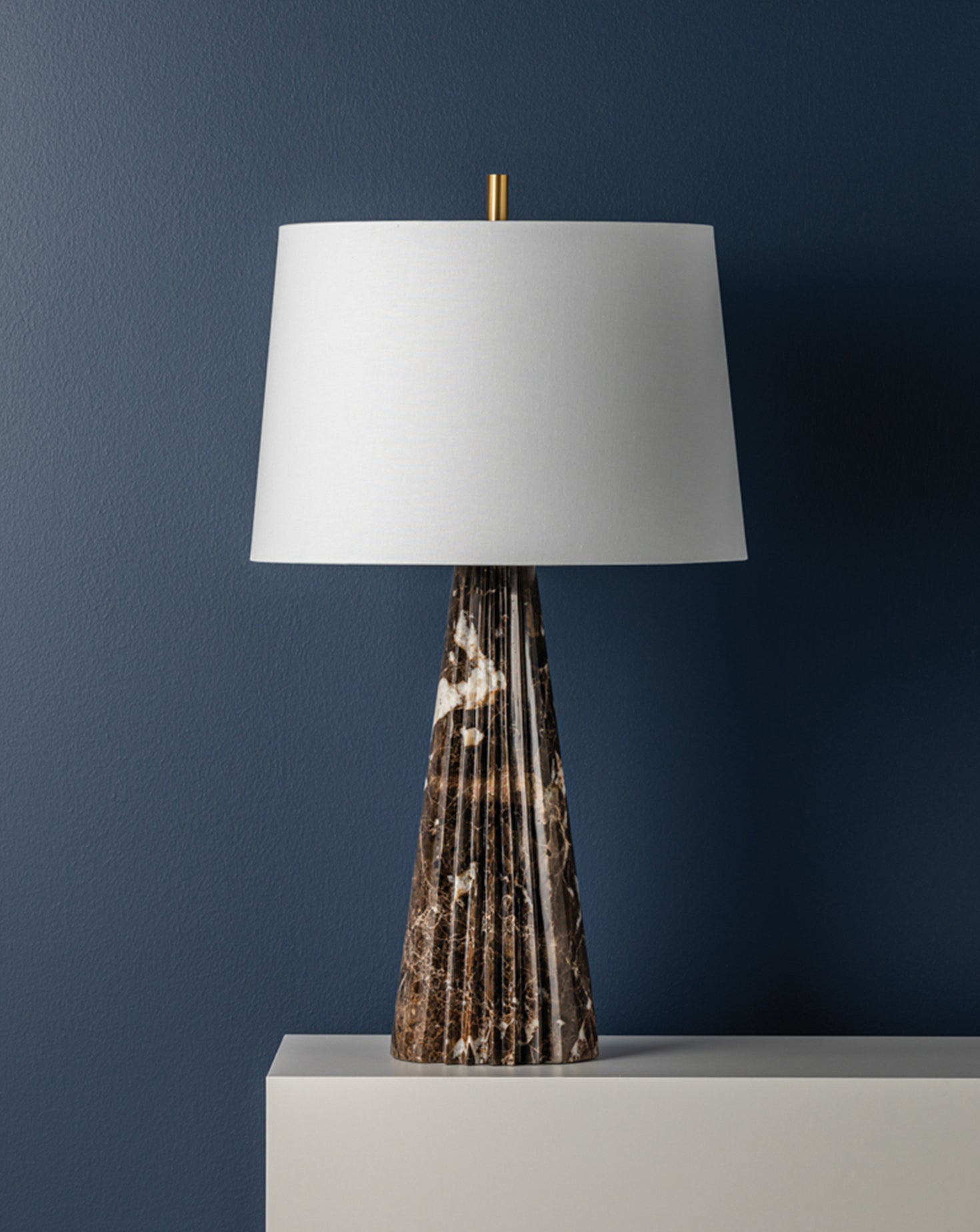 Fanny Brass and Ceramic Table Lamp