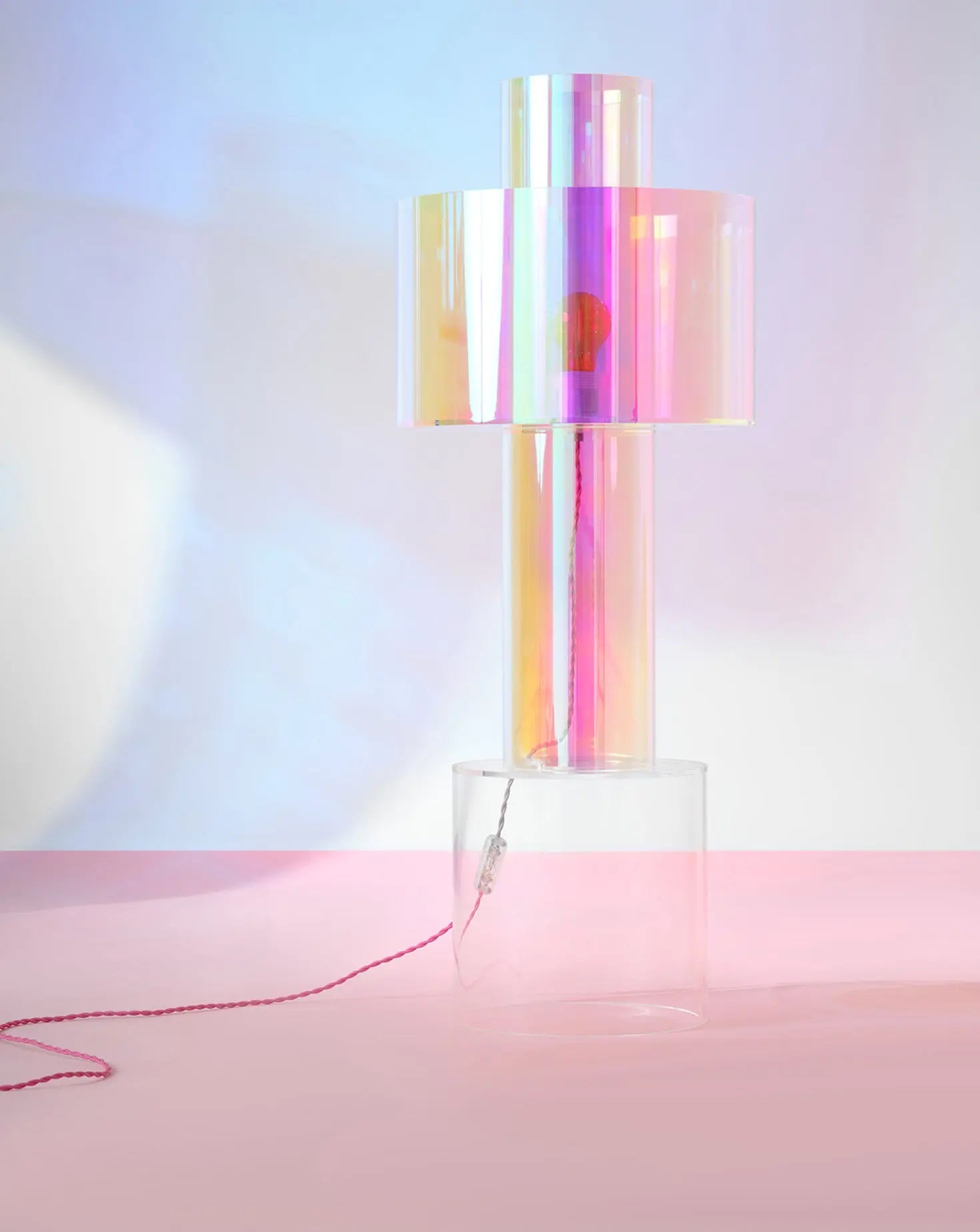 Floating Pink Table Lamp Brajak Vitberg