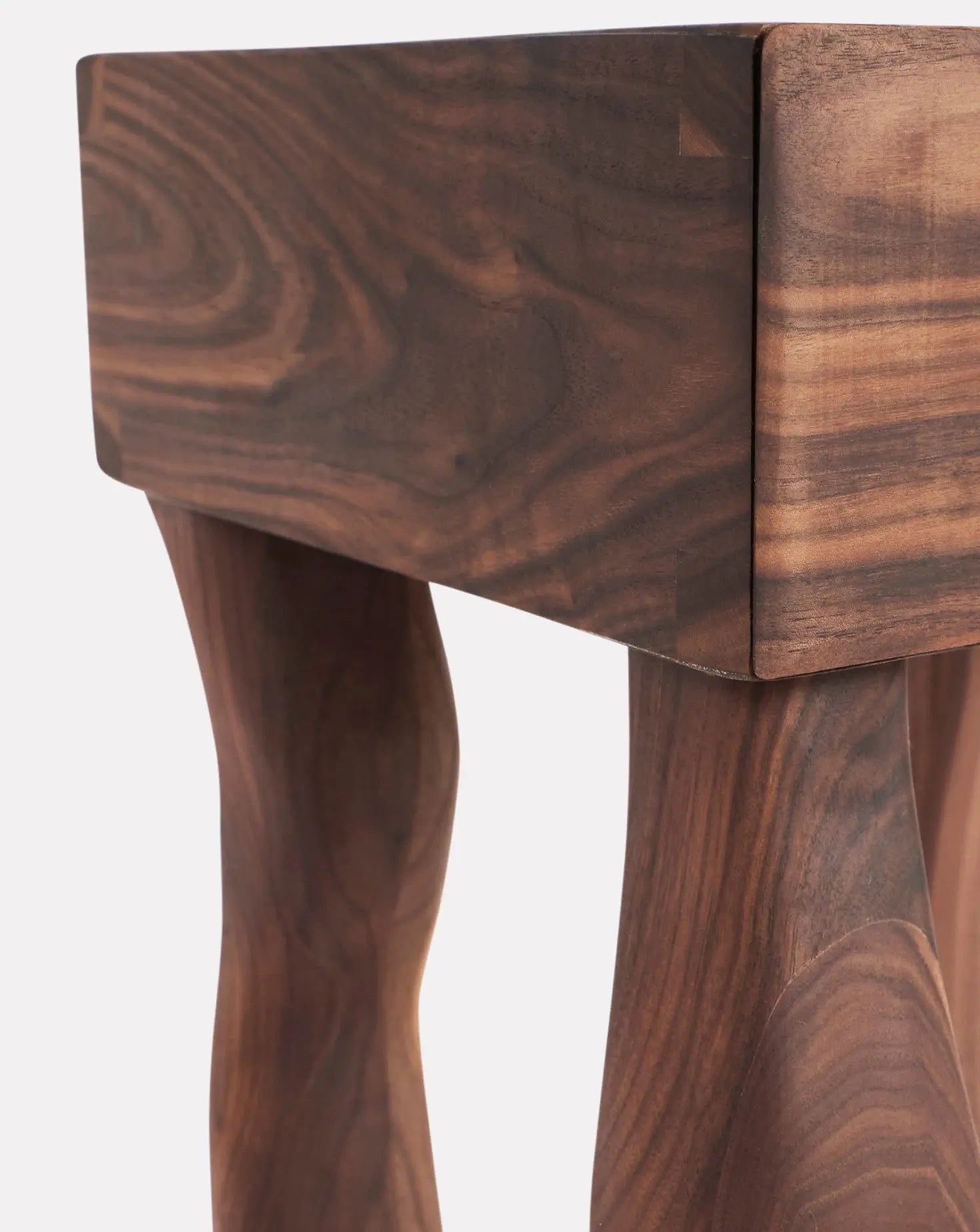 Foot Walnut Side Table in Pair Project 213A