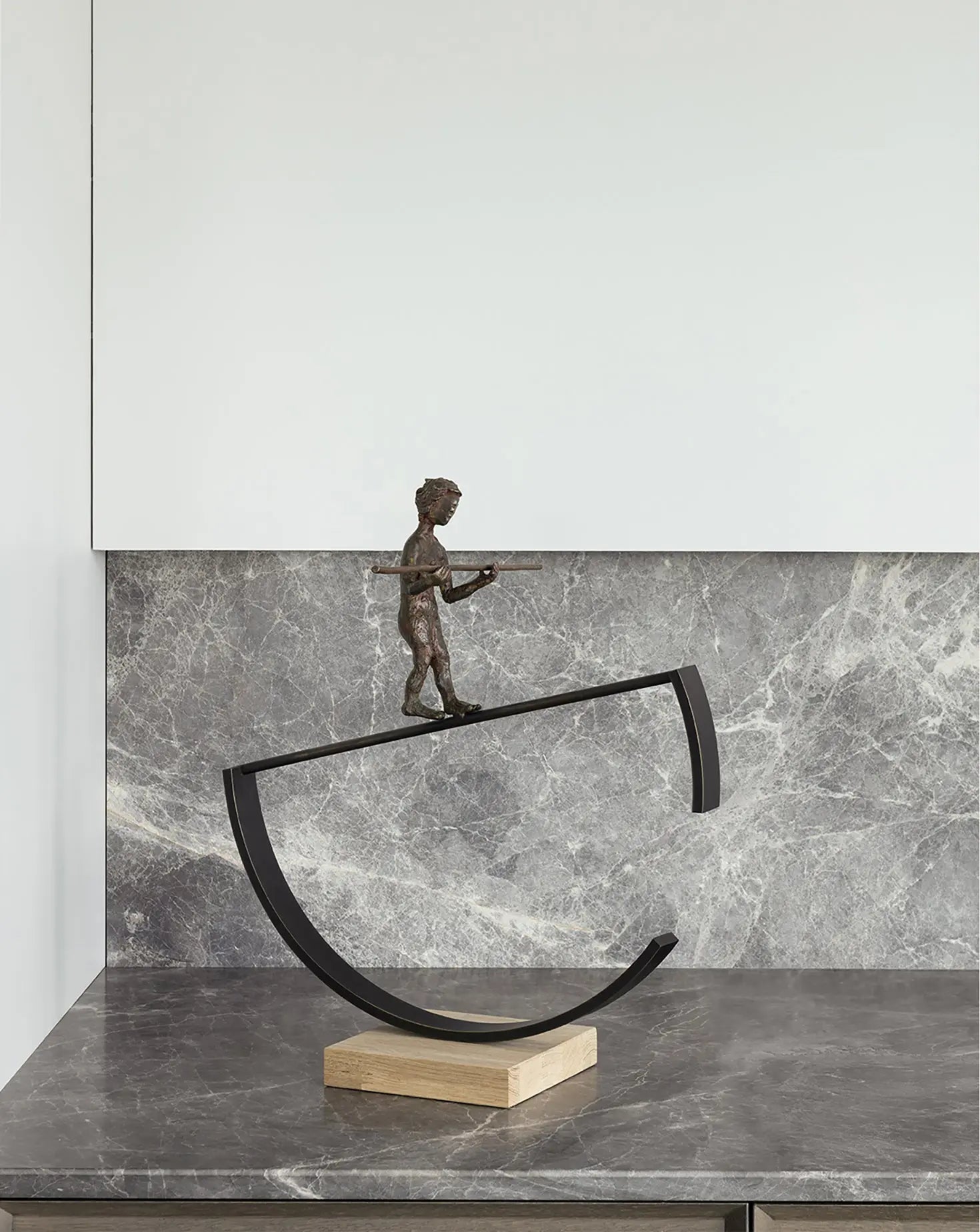 Örn Porsteinsson Freyr Polished Bronze Sculpture Gardeco