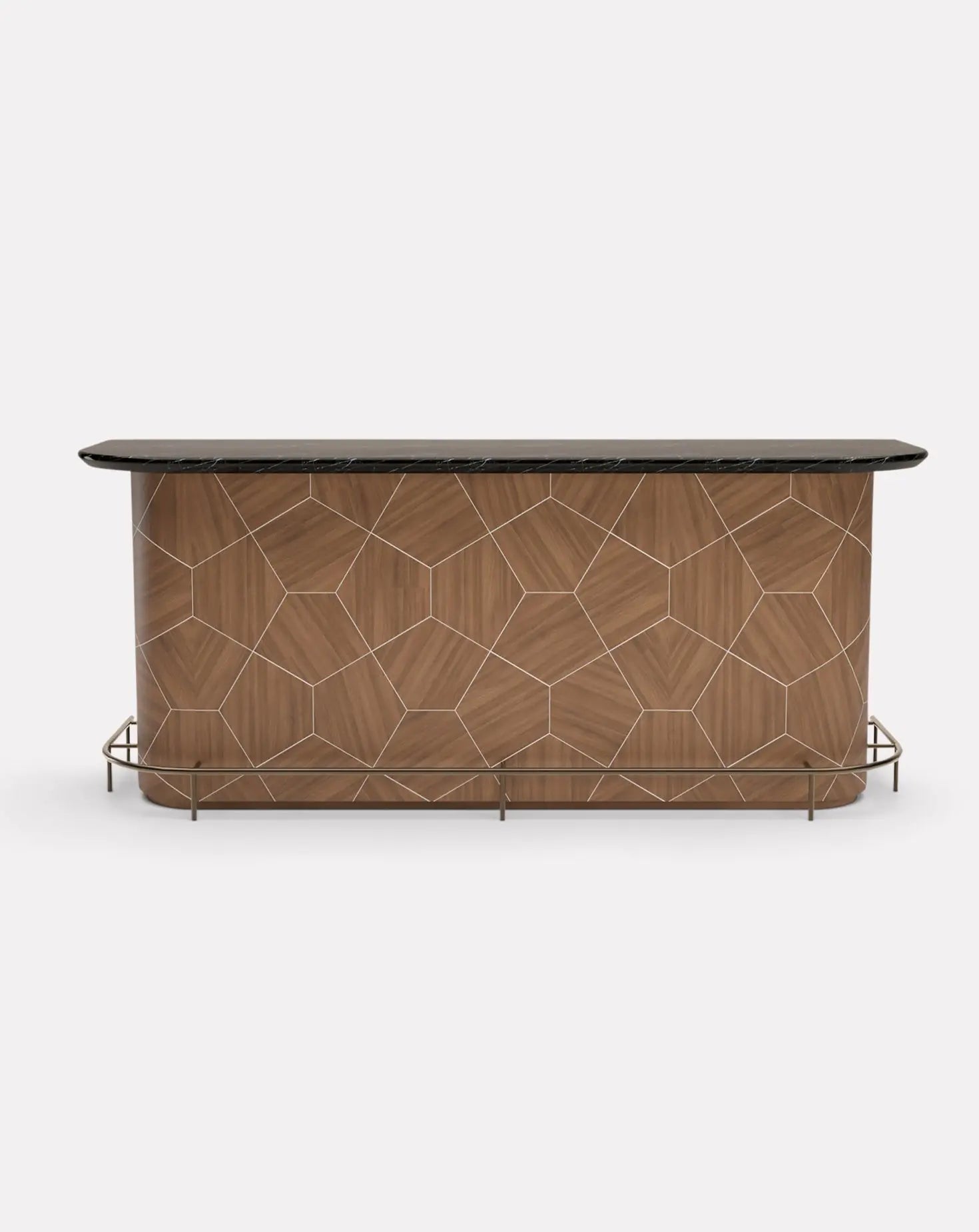 Carapace Walnut Bar Cabinet Nada Debs