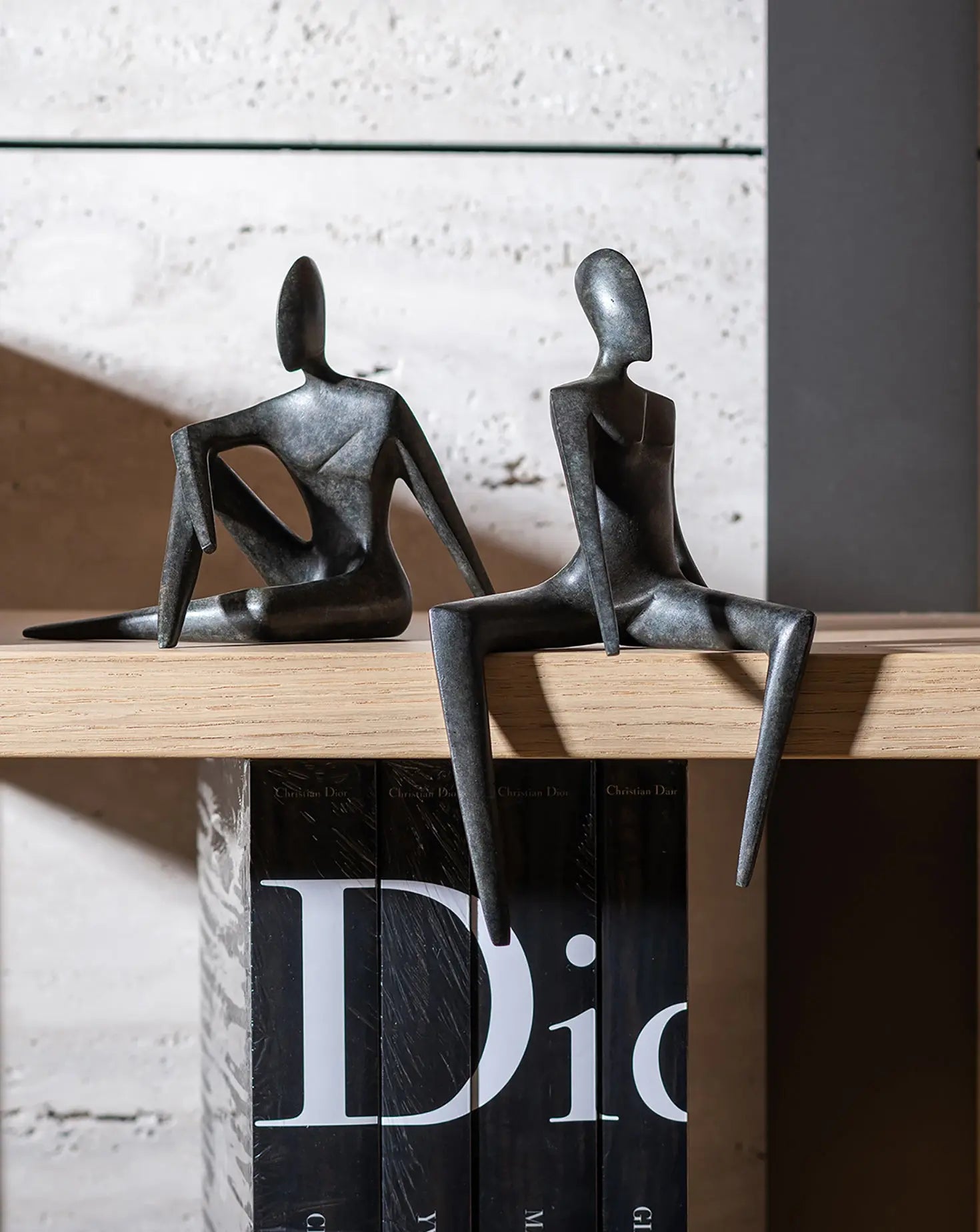 Guy Buseyne Elle & Lui Bronze Sculpture Gardeco