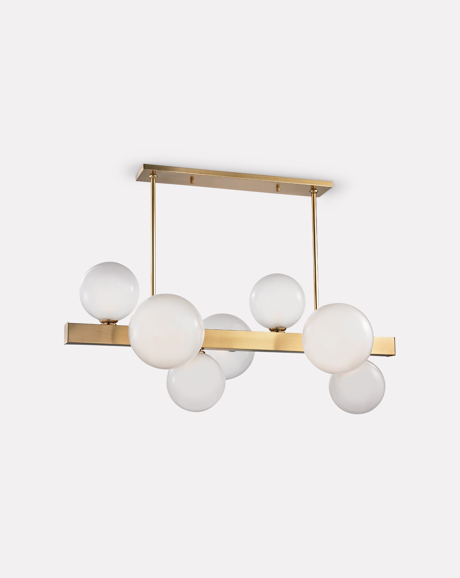 Hinsdale Linear Brass Chandelier