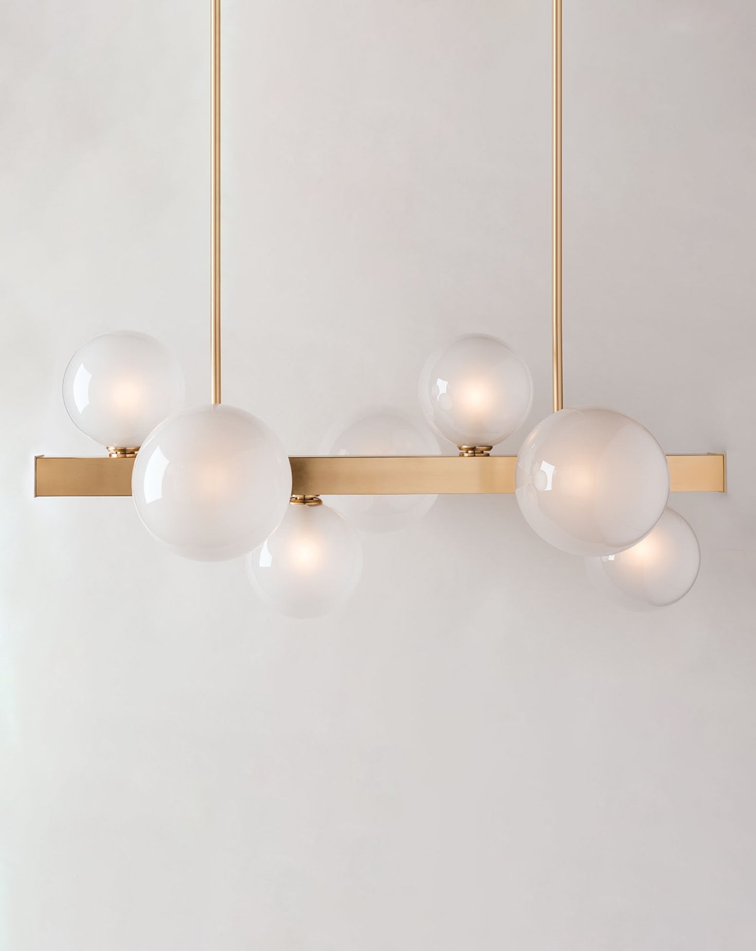 Hinsdale Linear Brass Chandelier