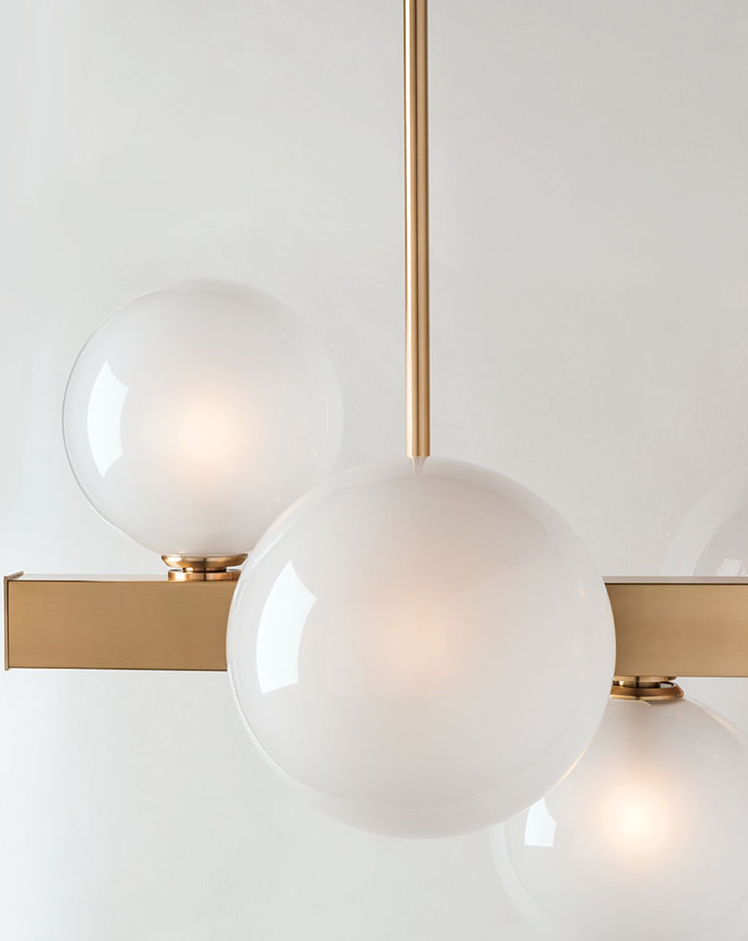 Hinsdale Linear Brass Chandelier