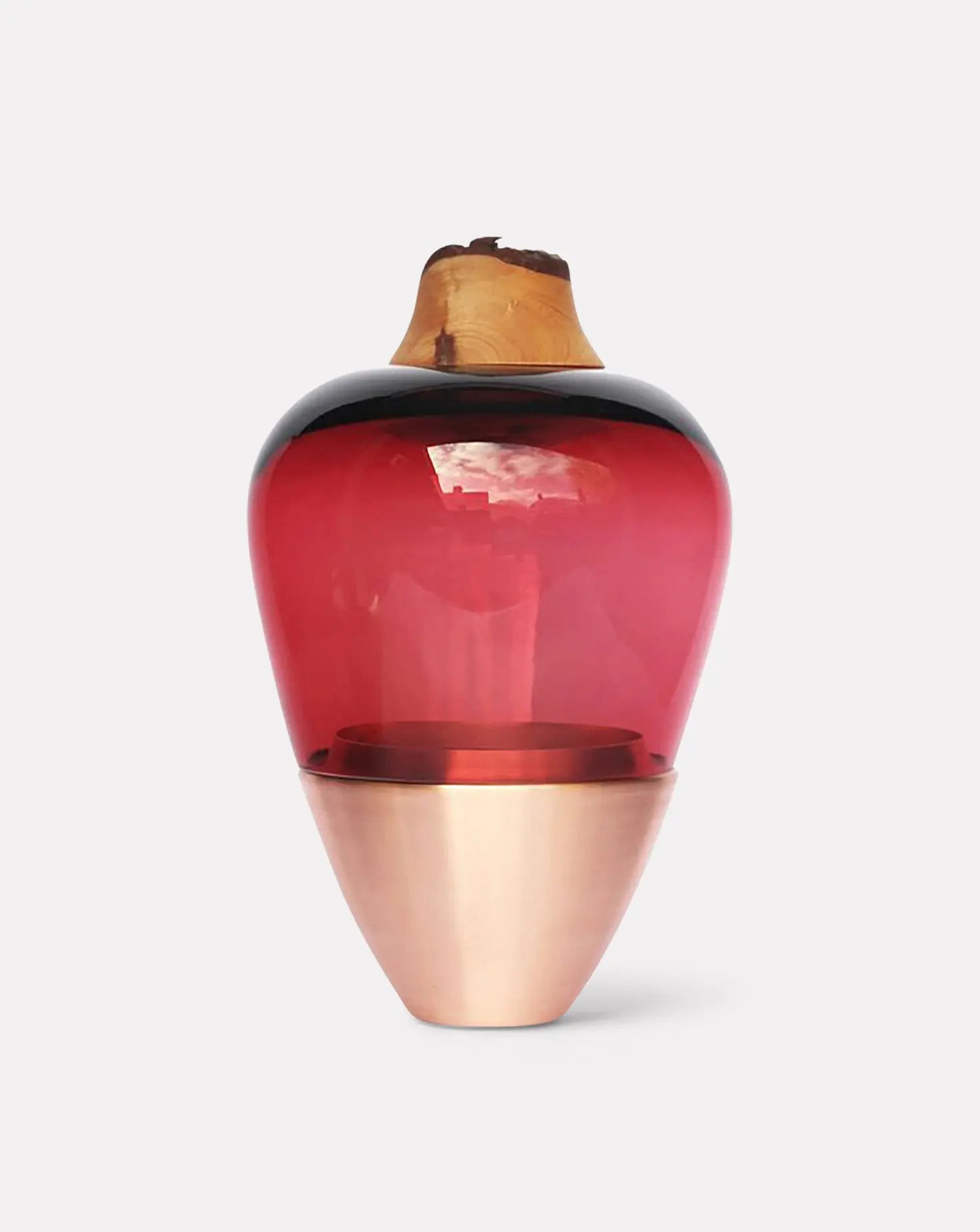 India 1 Red Copper Vase Utopia & Utility