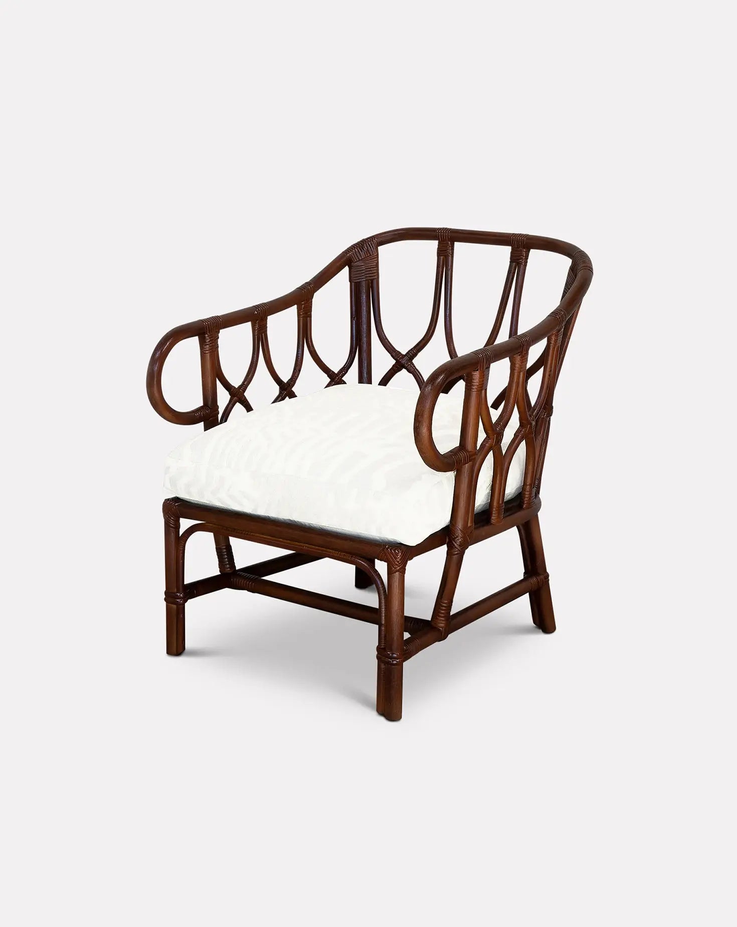 Joe Lucas Rattan Occasional Chair Justin Van Breda