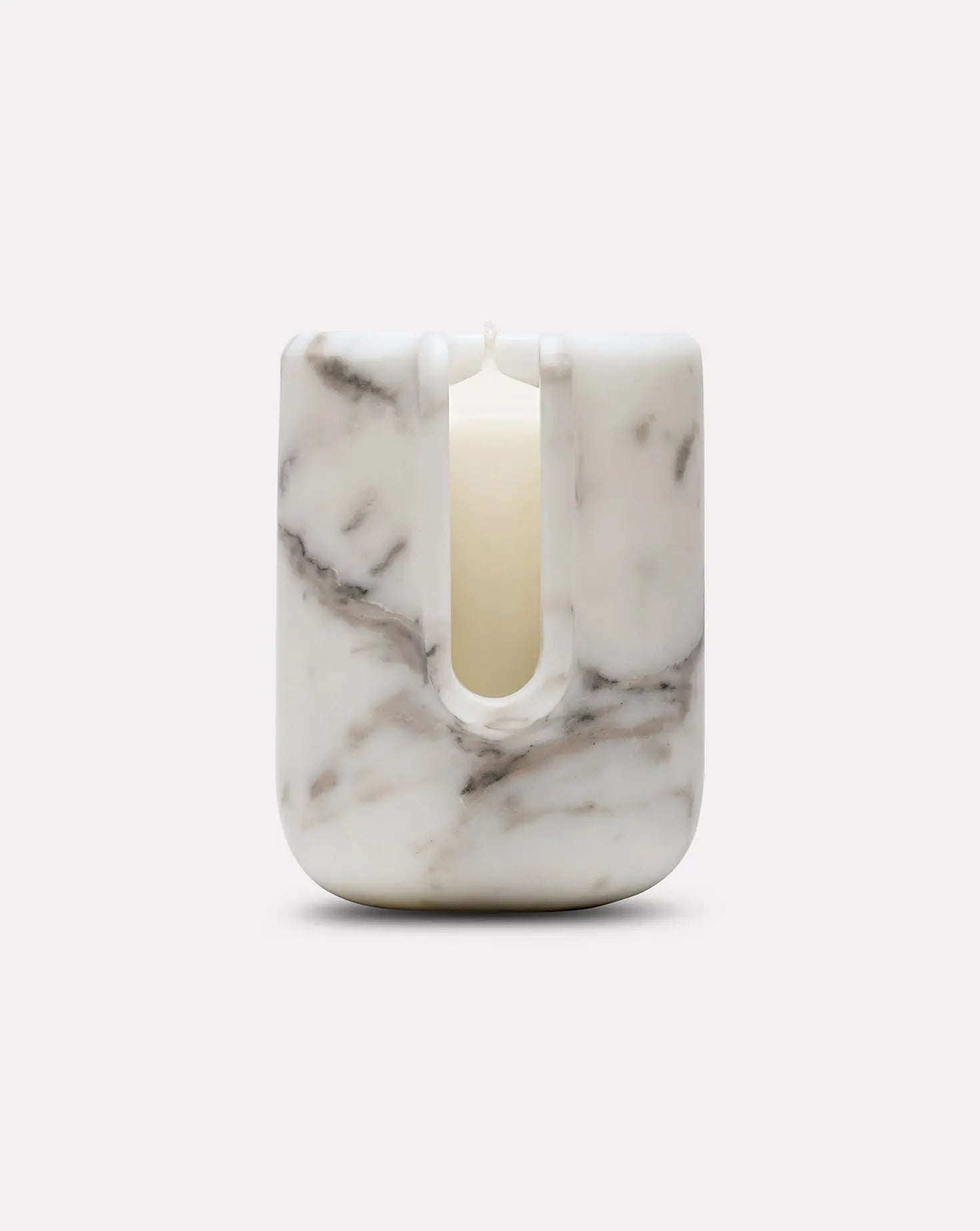 Nendo Kouki White Candle Holder Editions Milano