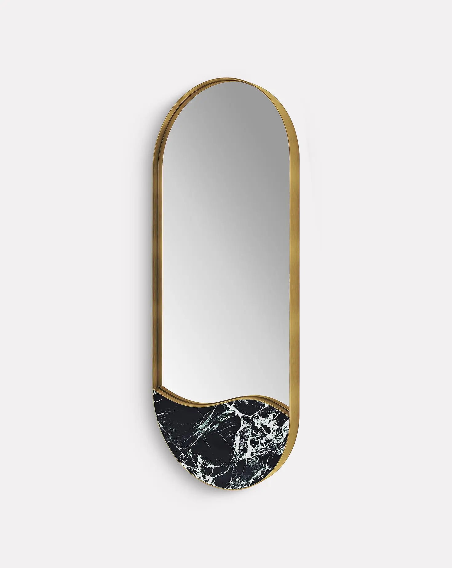 Kura Verde Stone Mirror Marble Balloon