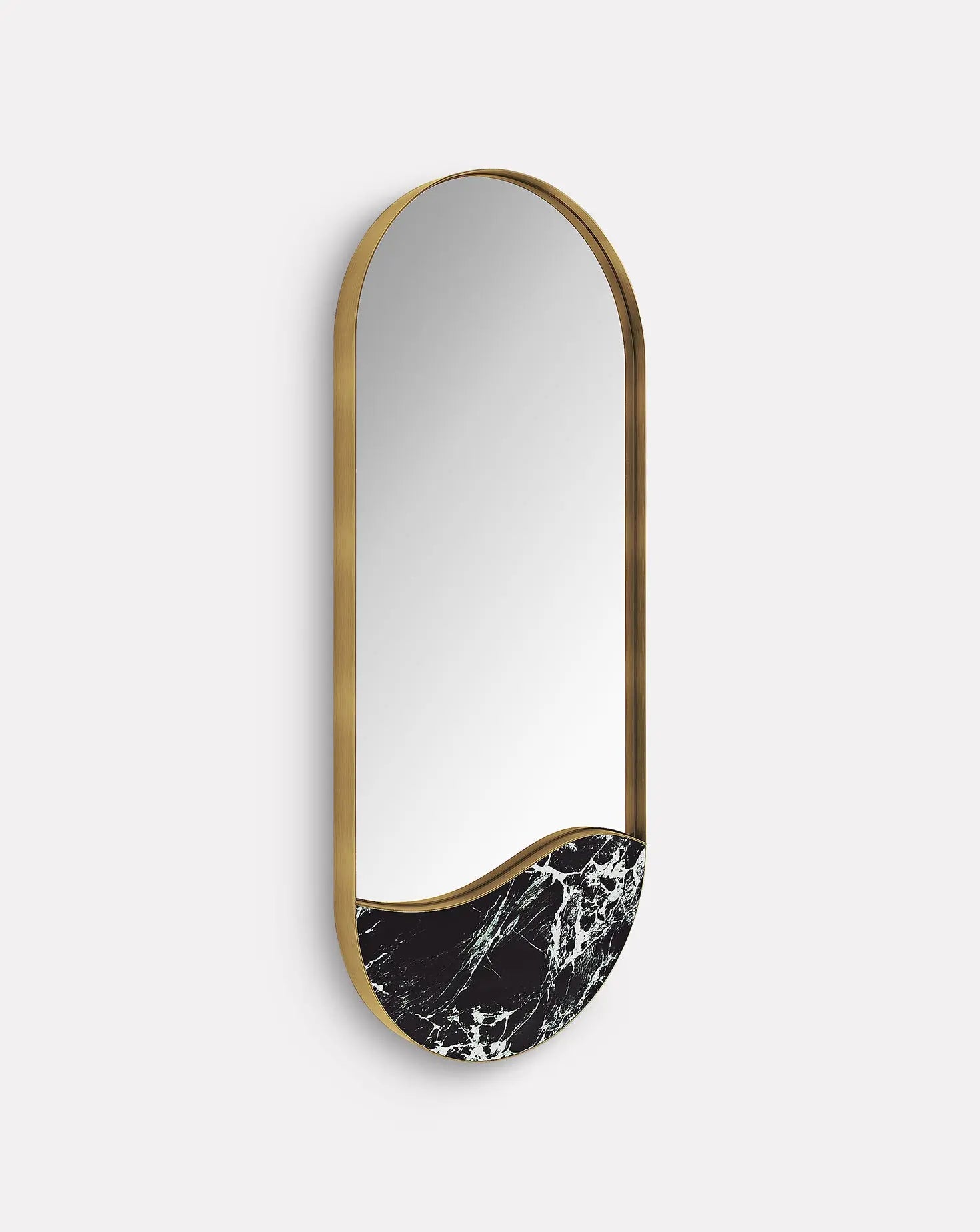 Kura Verde Stone Mirror Marble Balloon