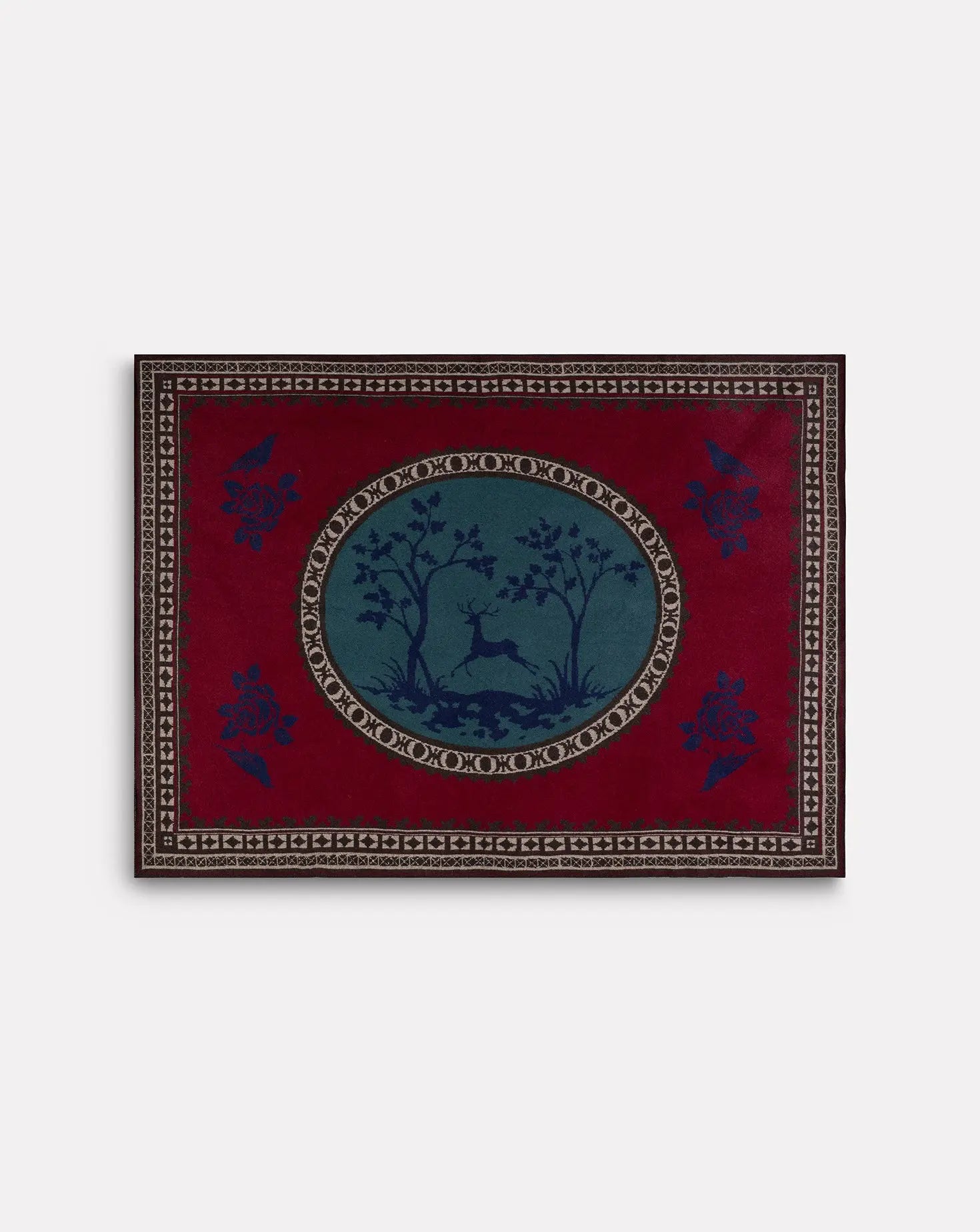 Dance of the Deer Crimson Throw Saved NY