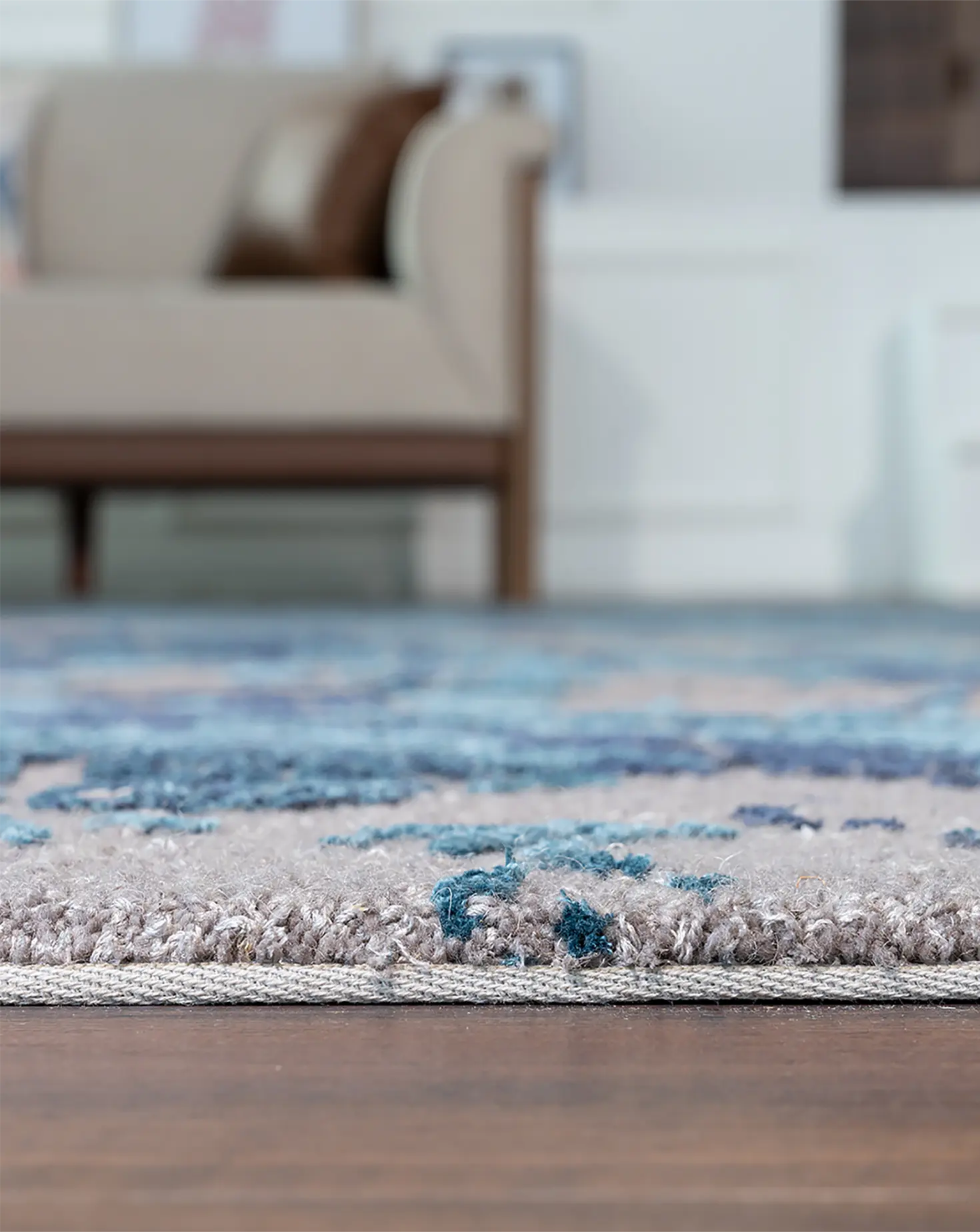 Lace Blue Rug Stepevi