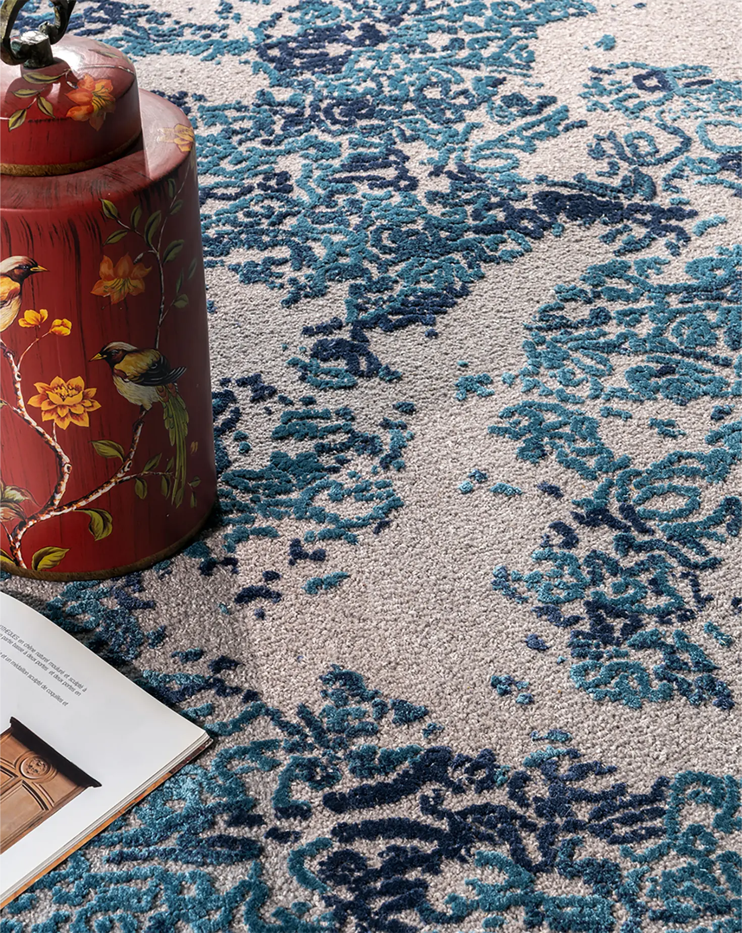 Lace Blue Rug Stepevi