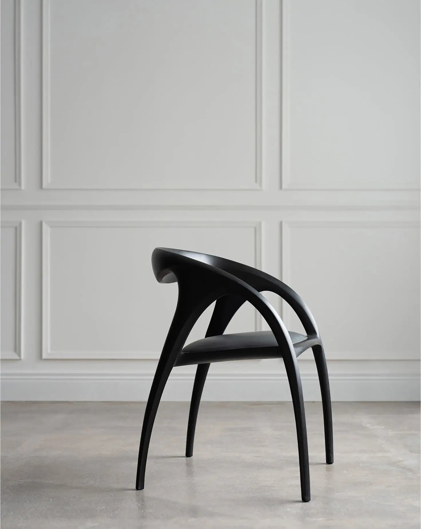 Langford Ebonised Oak Chair Modet