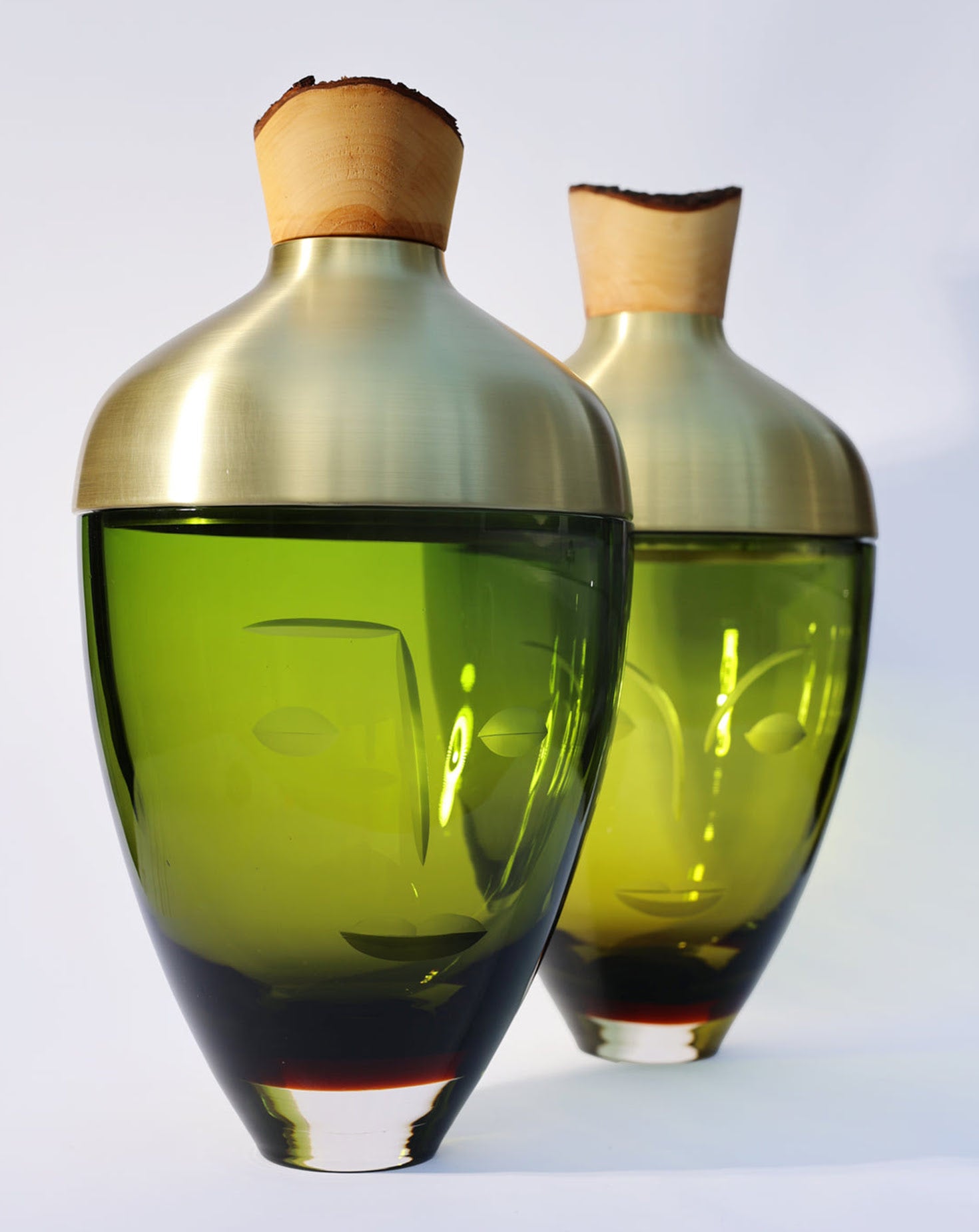Muse Classic figurative Glass Vessel