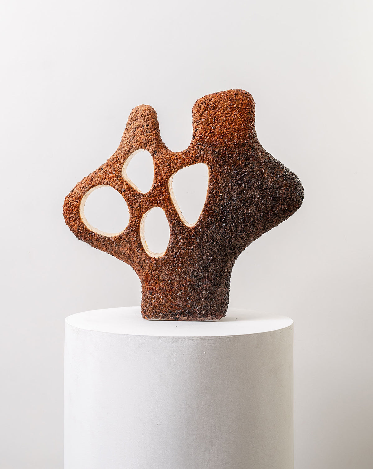 Sculptural tabletop accent for collectors of original stone craftsmanship and provenance