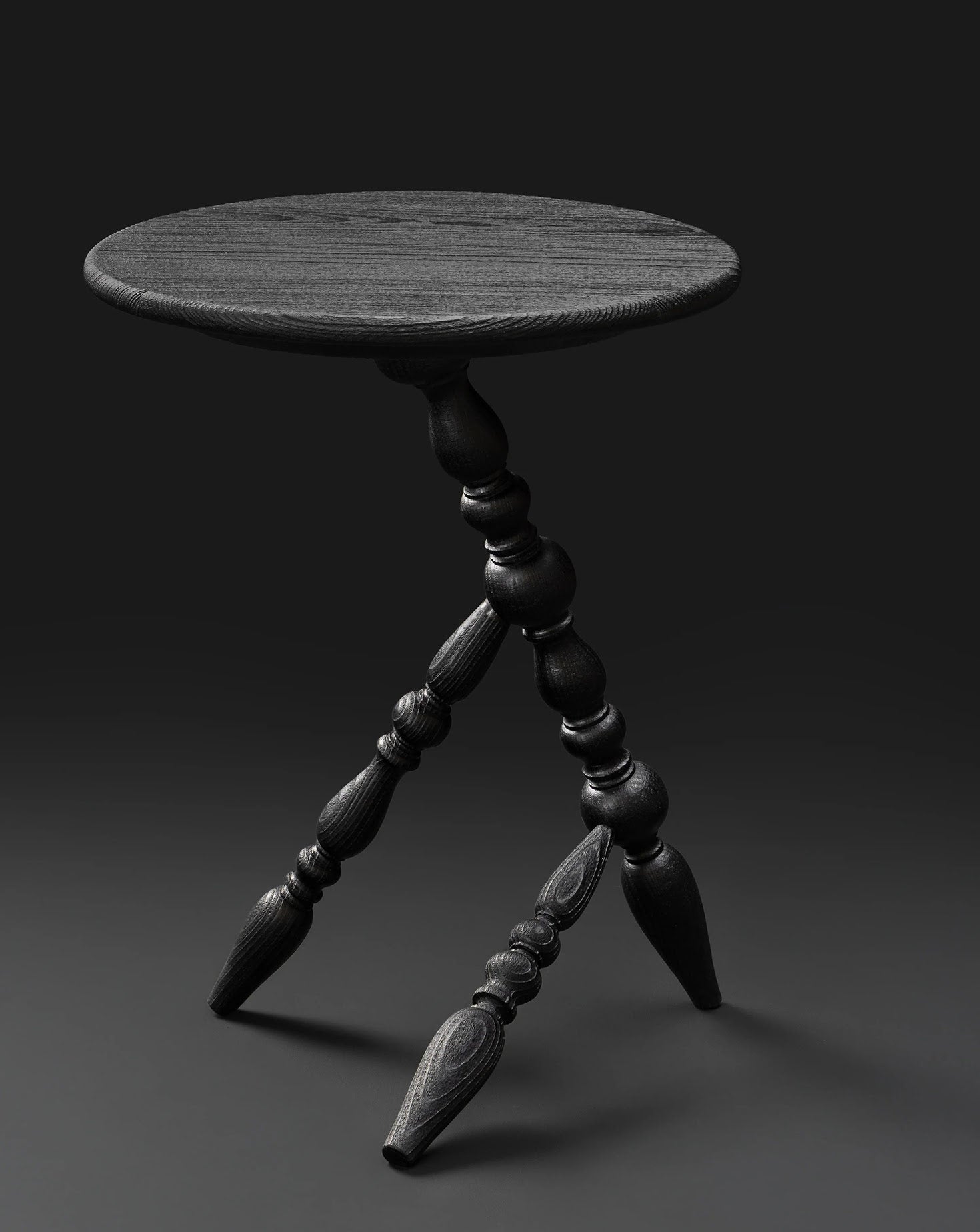 Annabelle Sculptural Beech Wood Side Table