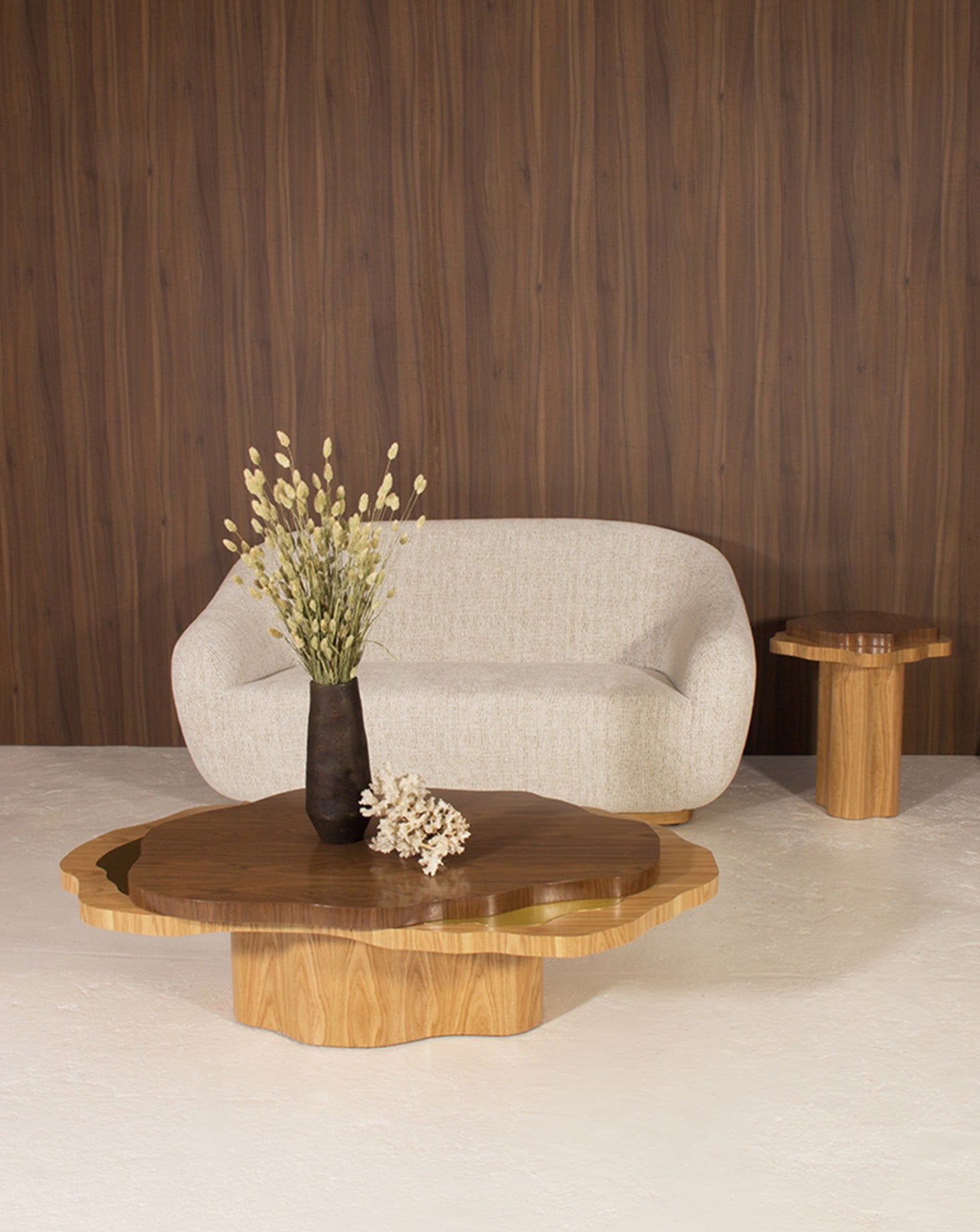 Arizona Walnut and Oak Coffee Table