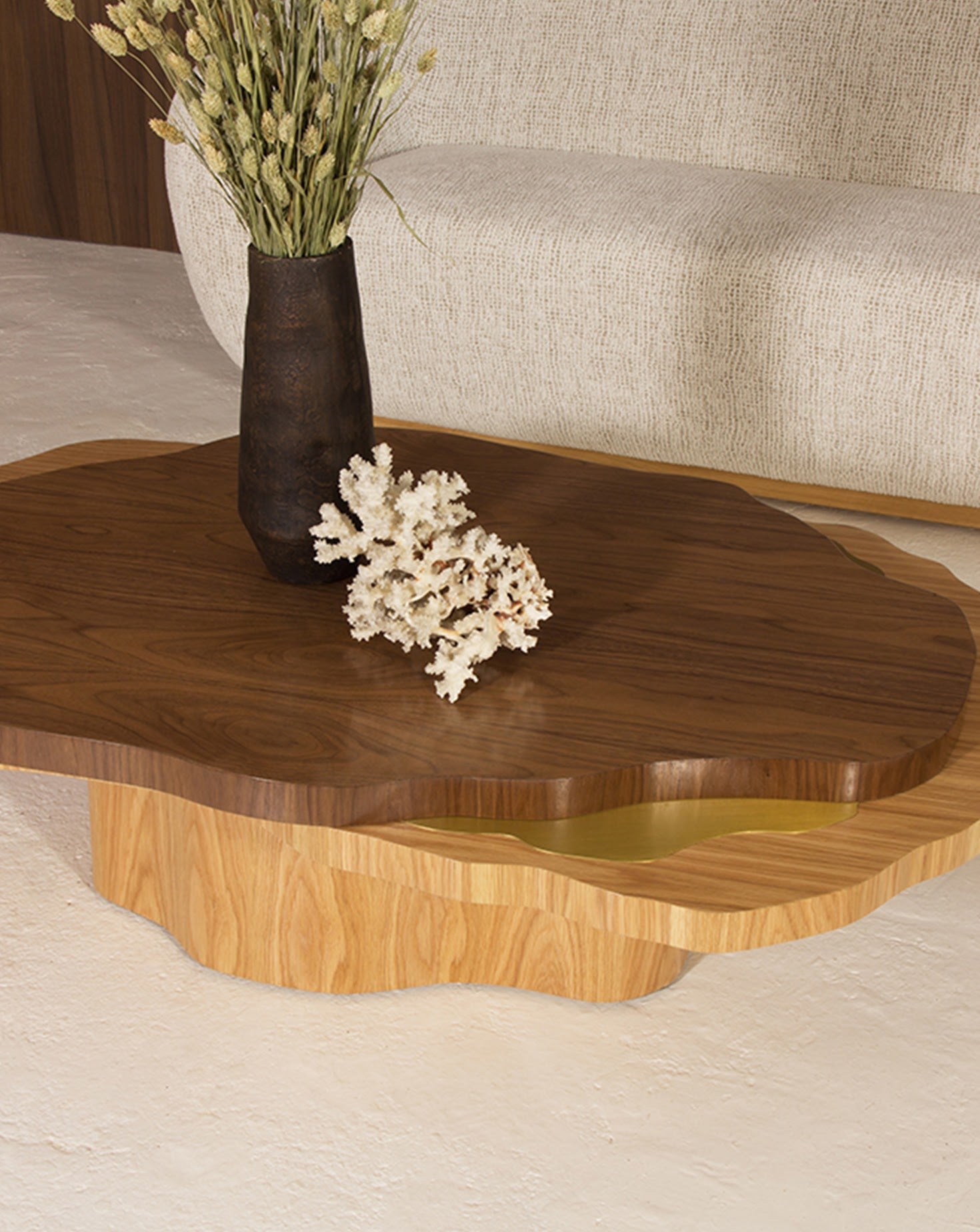 Arizona Walnut and Oak Coffee Table
