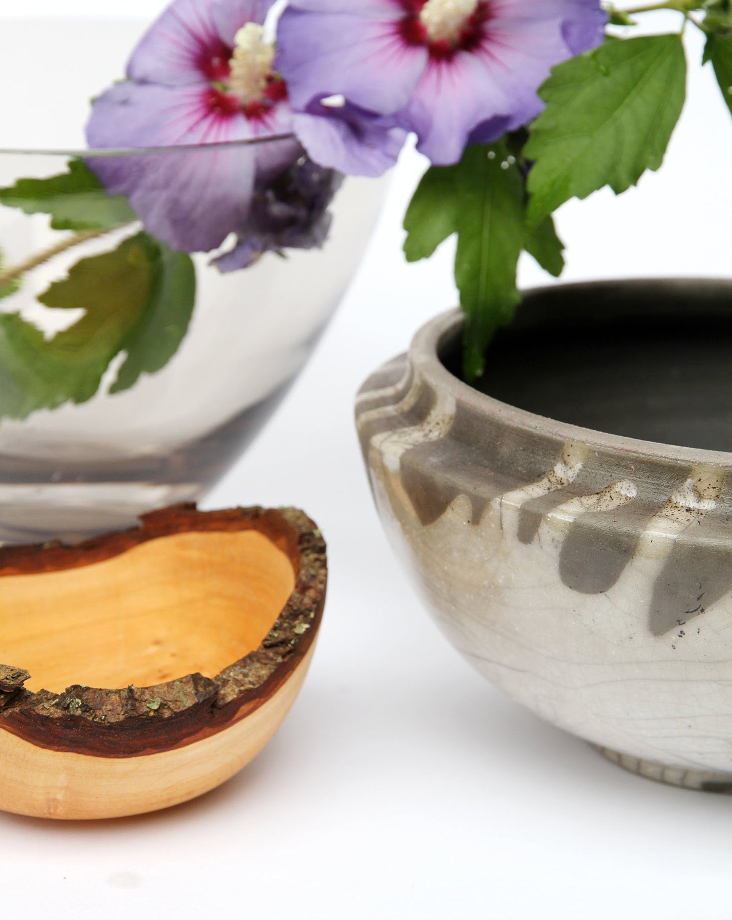 BUTTERFLY Glass and Ceramic Stacking Vessel